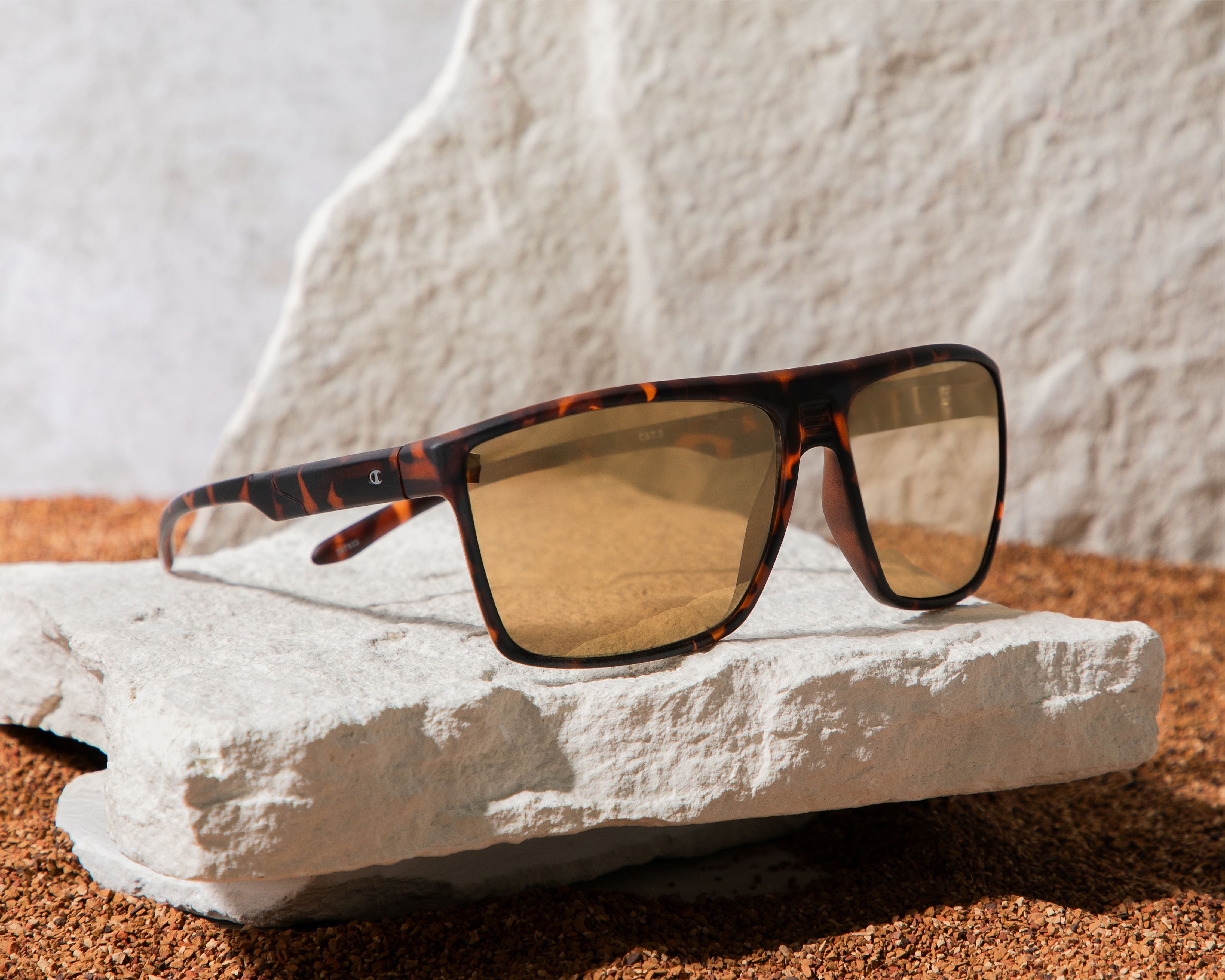 Foto 6 | Foto 6 | Lentes de Sol para Hombre Champion Cuadrados Café