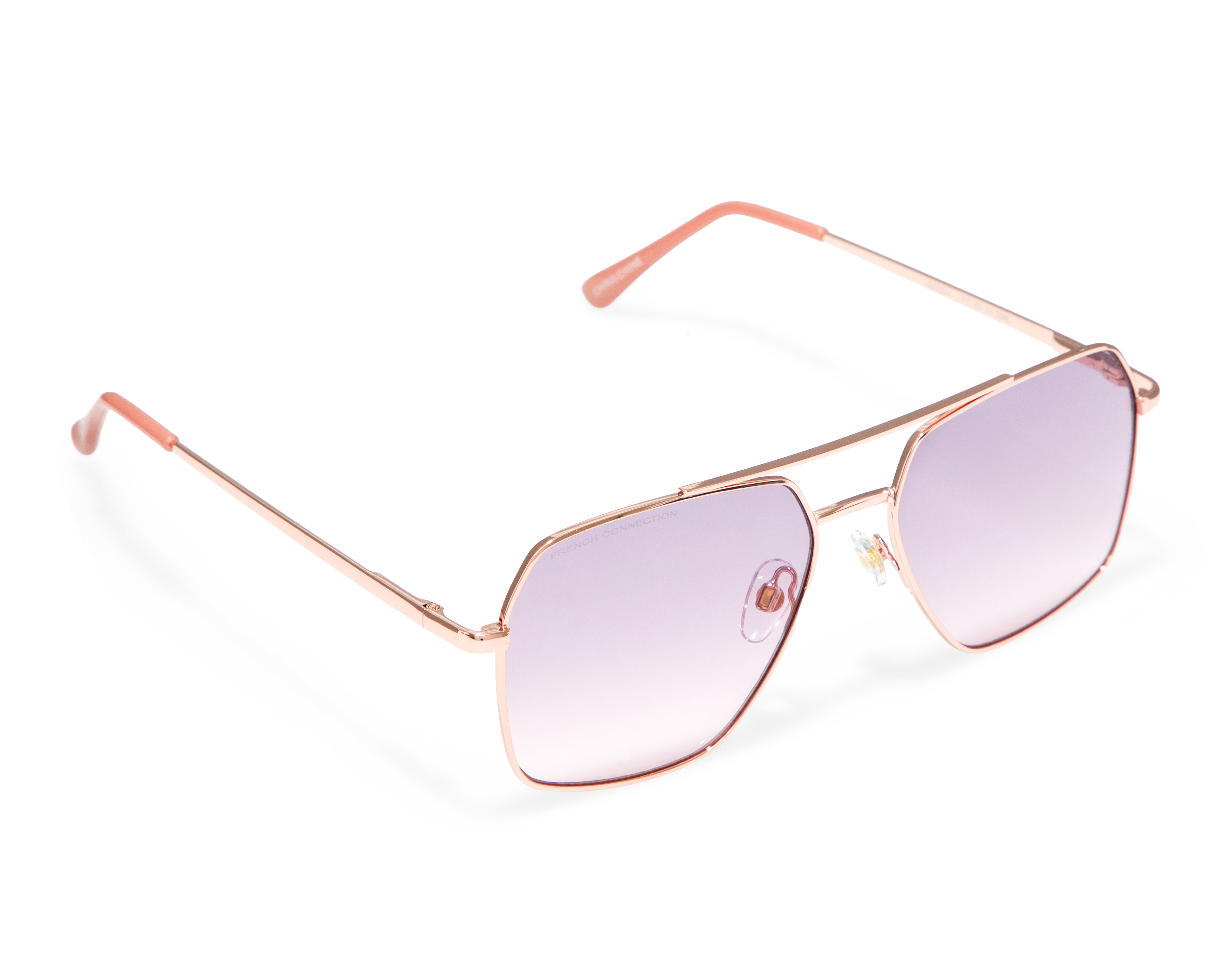 Lentes de Sol para Mujer French Connection Aviador Oro Rosa