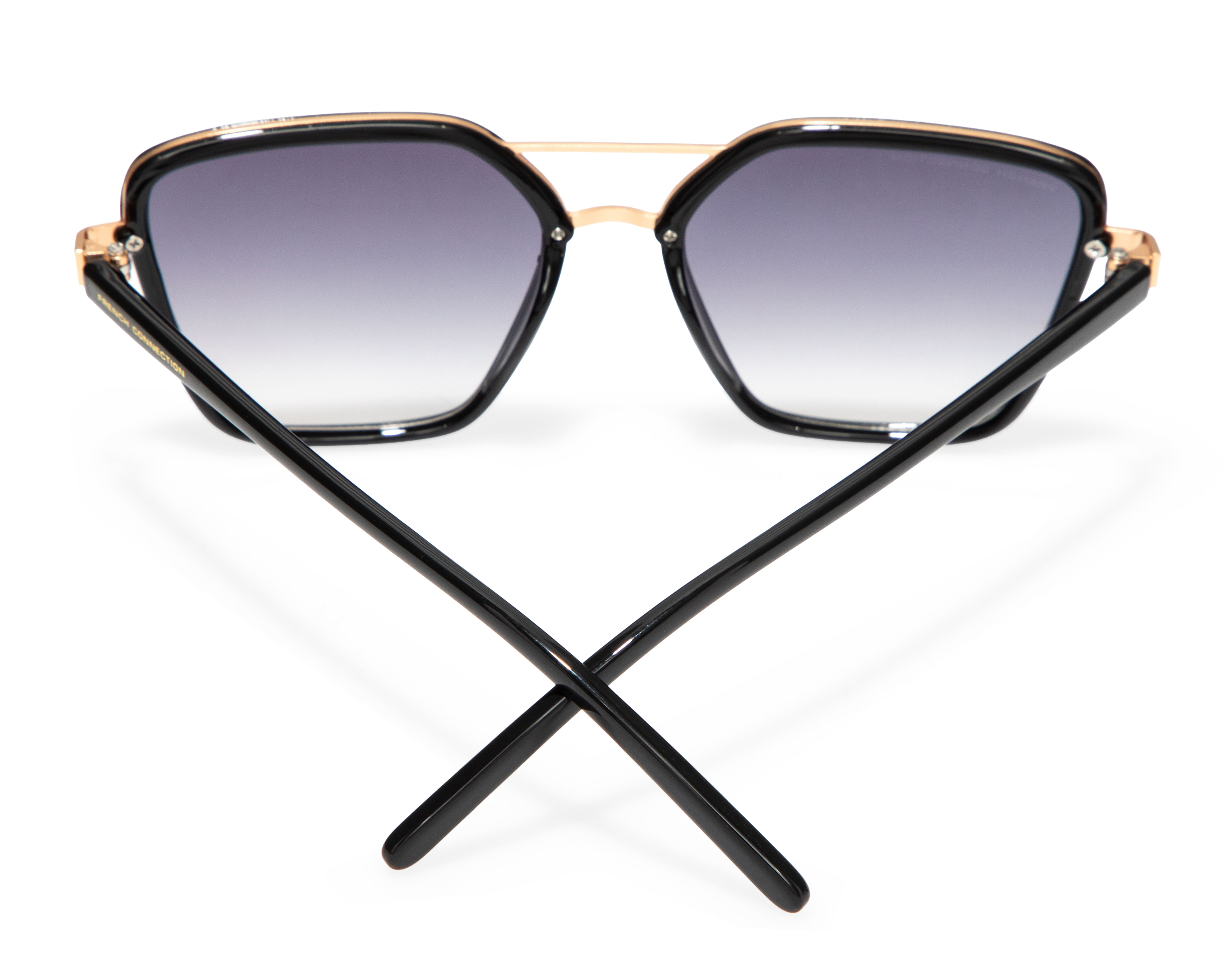 Foto 4 pulgar | Foto 3 | Lentes de Sol para Mujer French Connection Aviador Negros