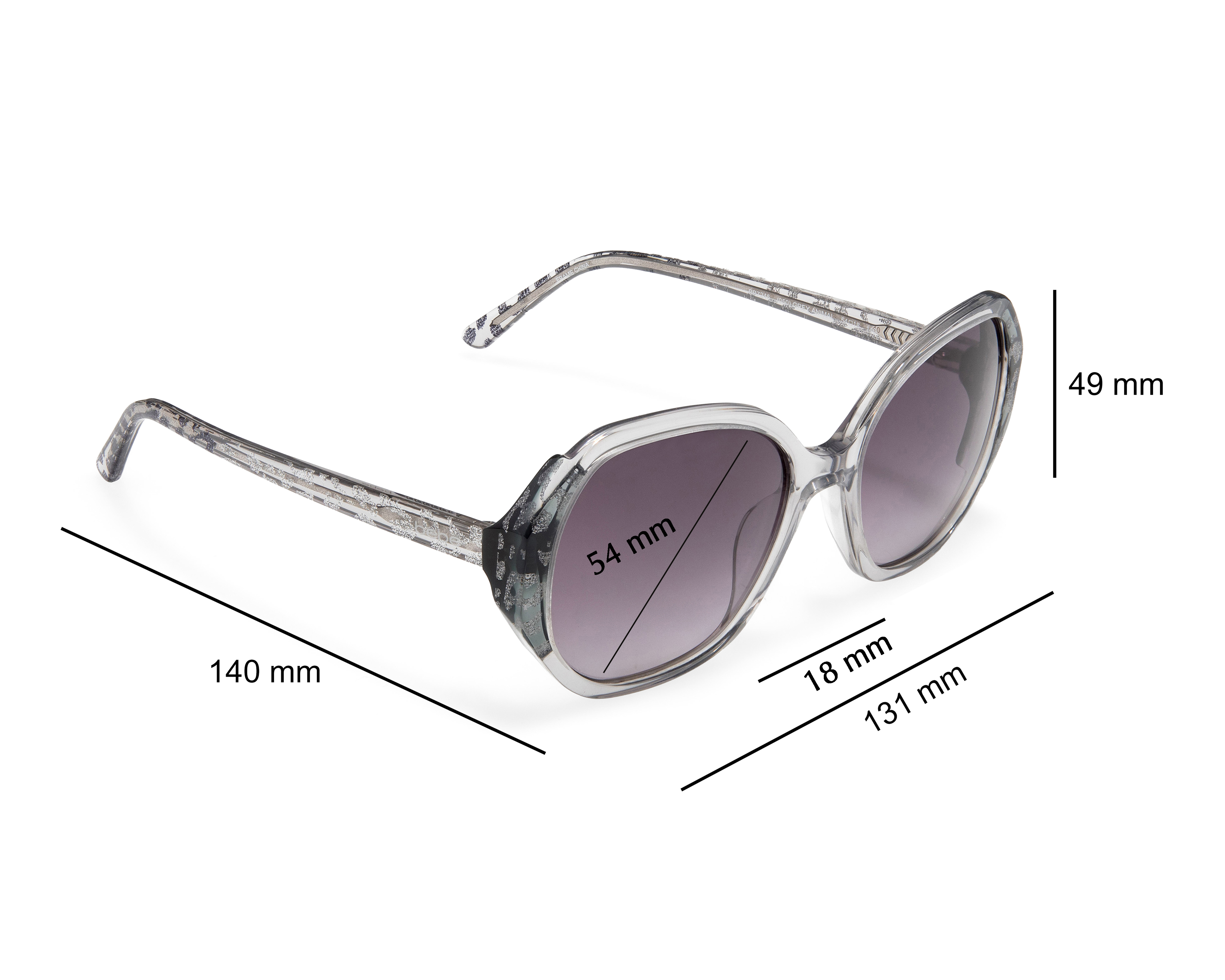 Foto 7 | Foto 7 | Lentes de Sol para Mujer Bebe Rectangulares BB7251-5717-001 Transparentes