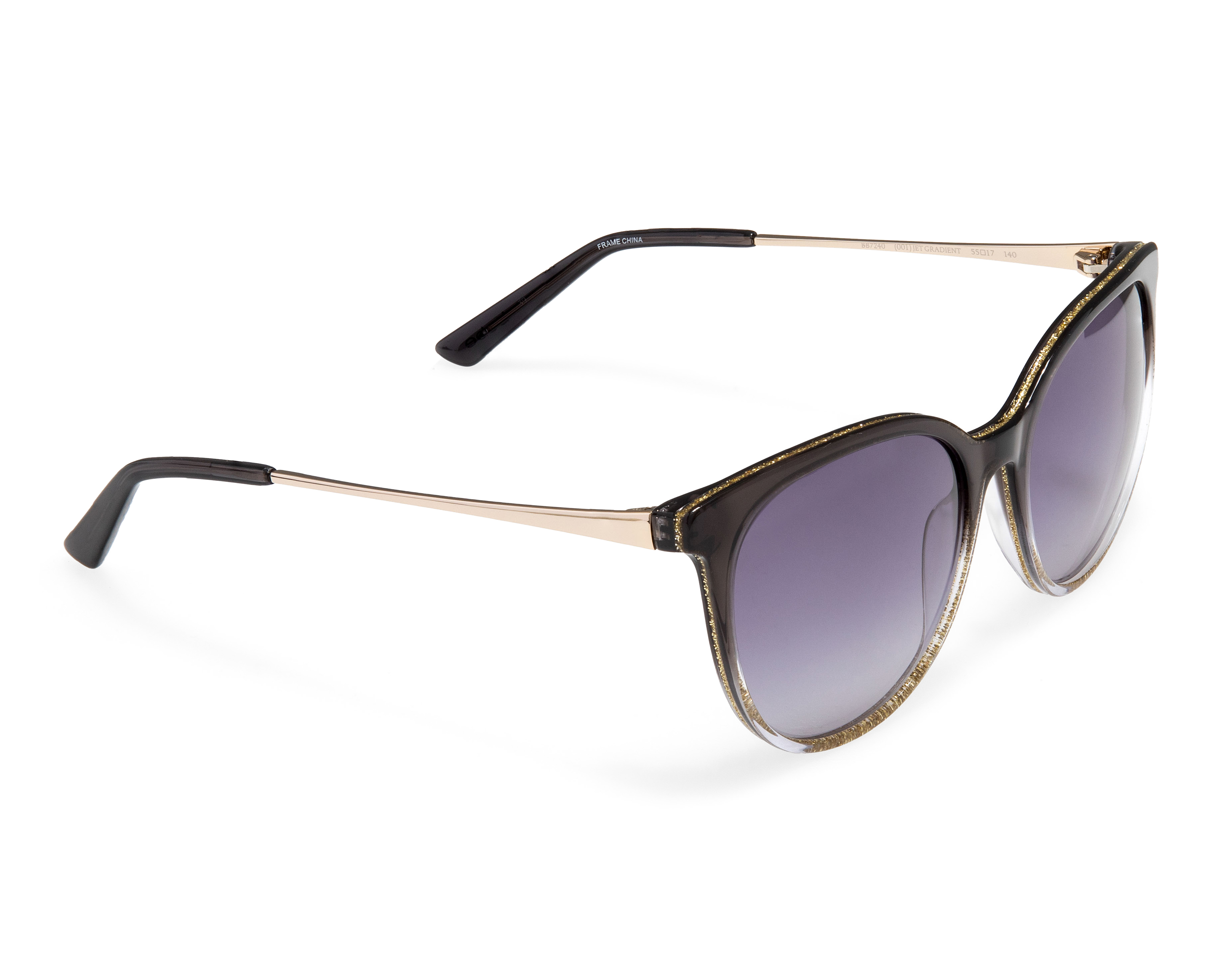 Lentes de Sol para Mujer Bebe Rectangulares Negros