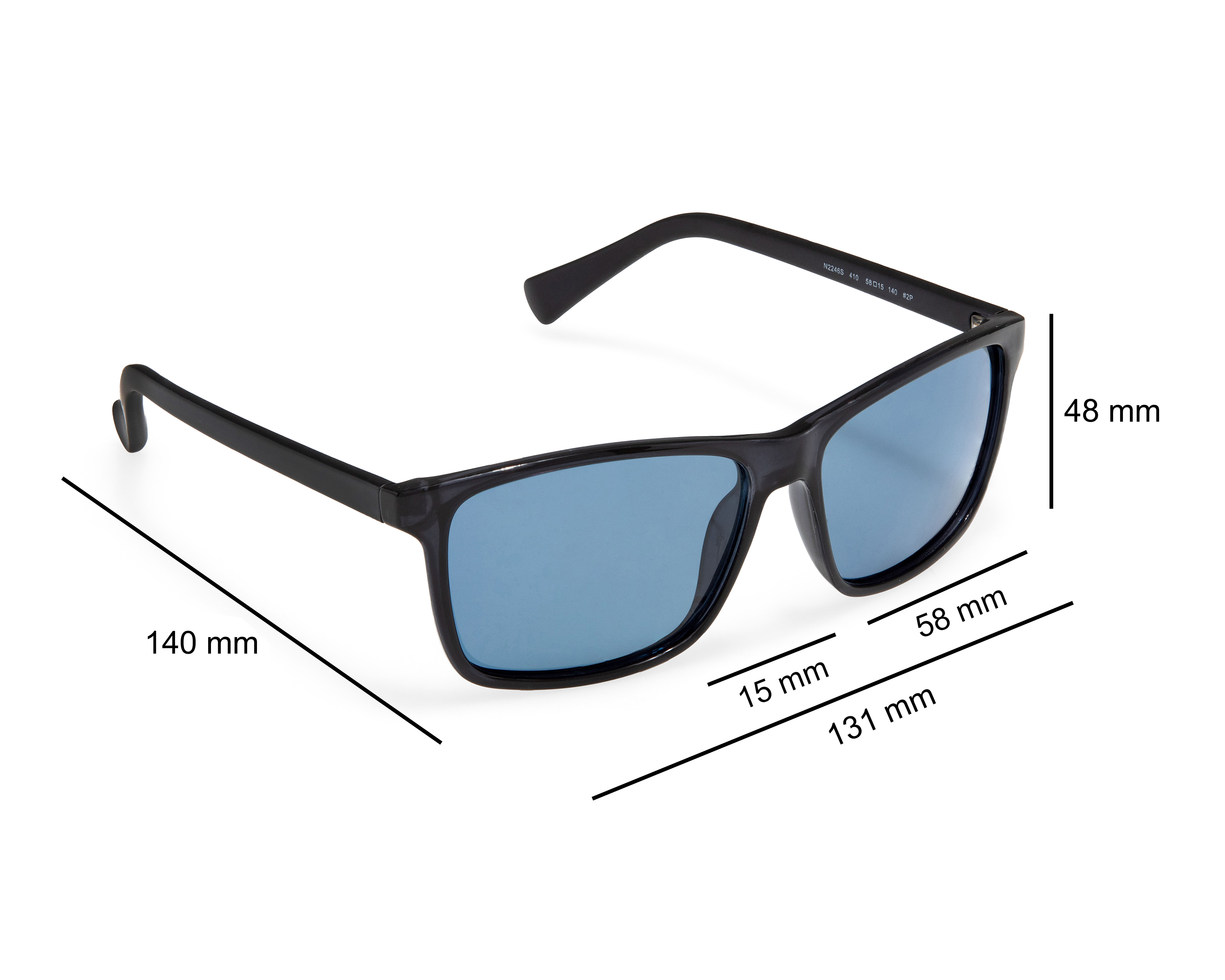 Foto 7 pulgar | Foto 6 | Lentes de Sol para Hombre Nautica Rectangulares Azul Marino