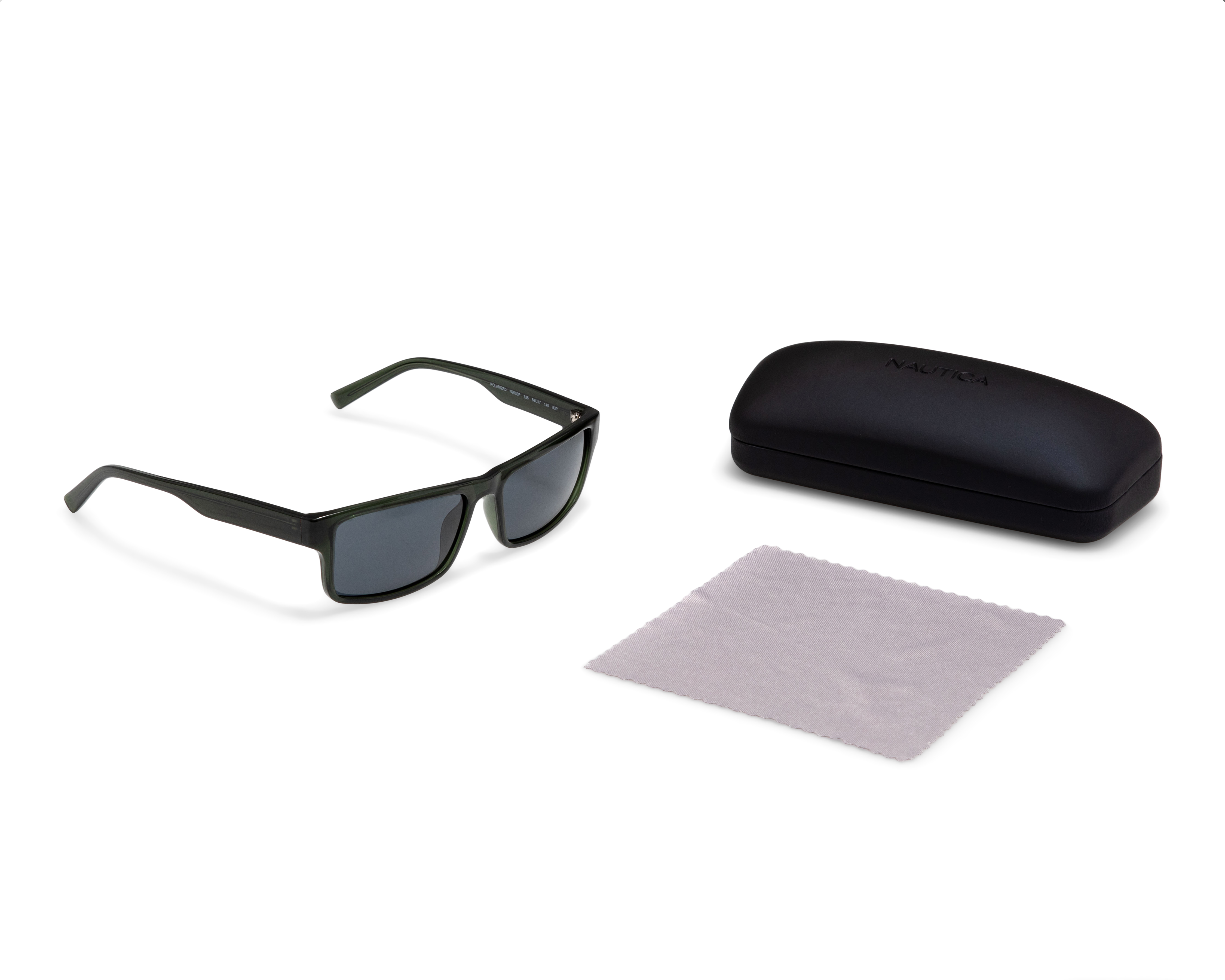 Foto 6 pulgar | Foto 5 | Lentes de Sol para Hombre Nautica Rectangulares Negros