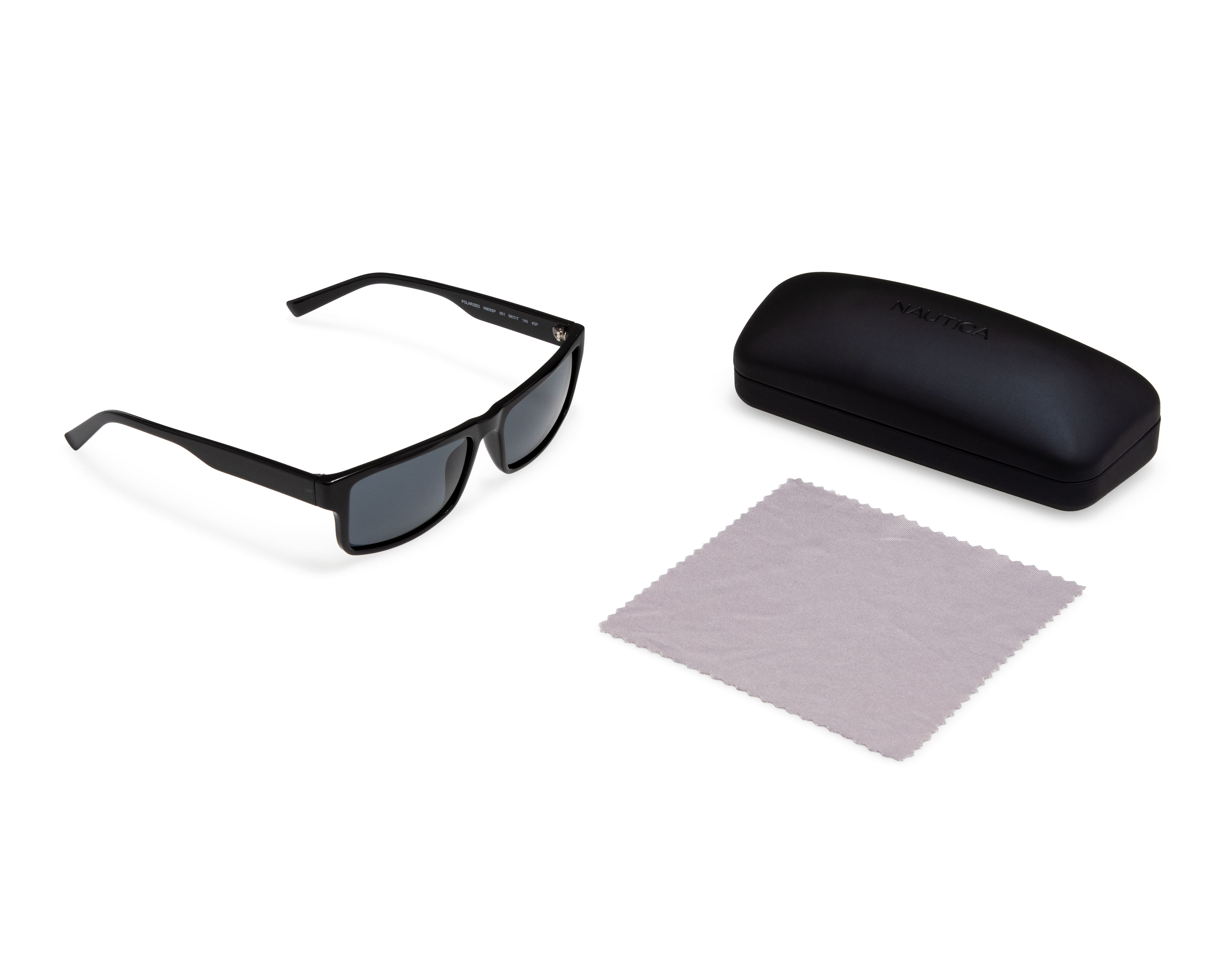 Foto 6 pulgar | Foto 5 | Lentes de Sol para Hombre Nautica Rectangulares Negros