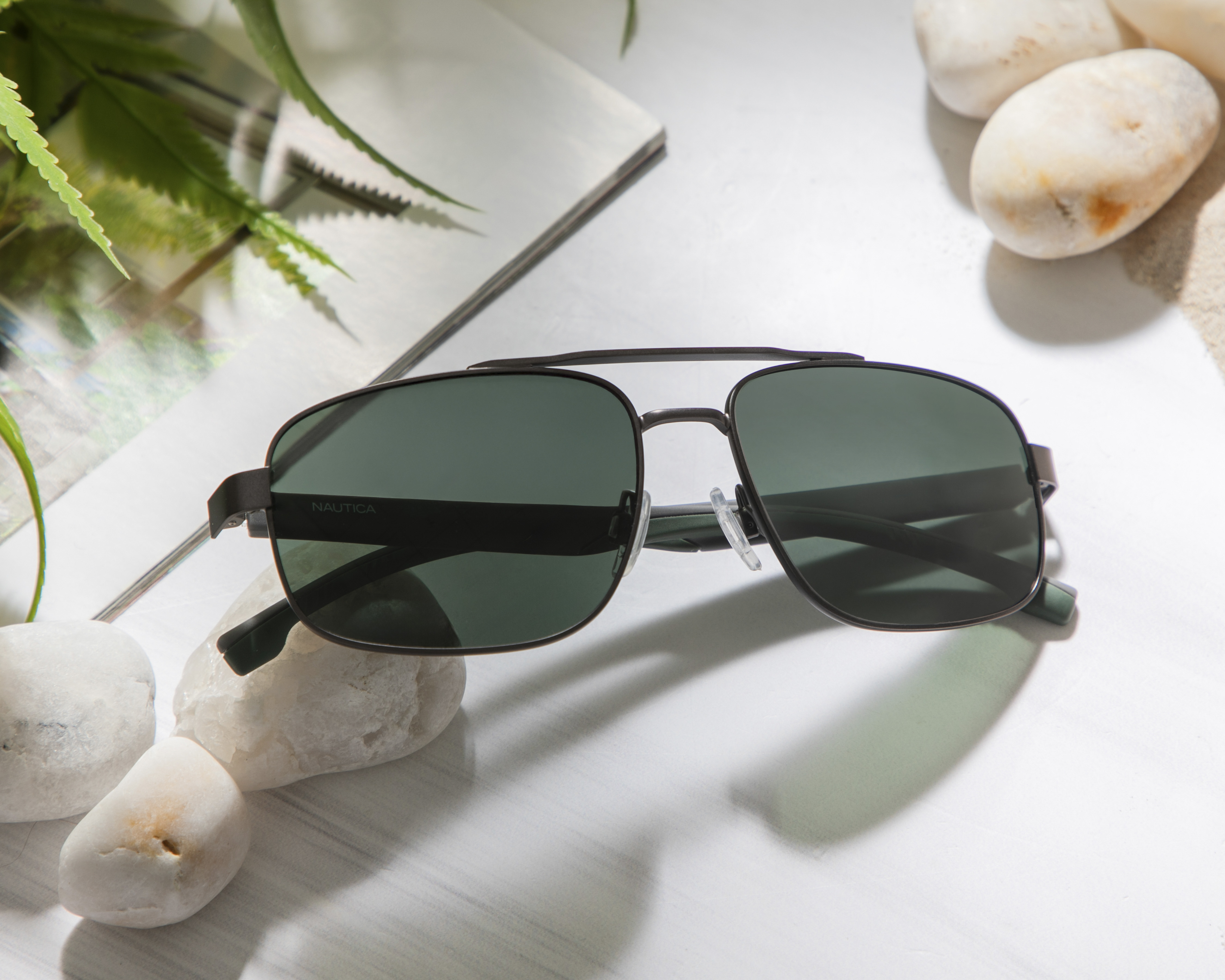 Foto 6 | Foto 6 | Lentes de Sol para Hombre Nautica Aviador Grises