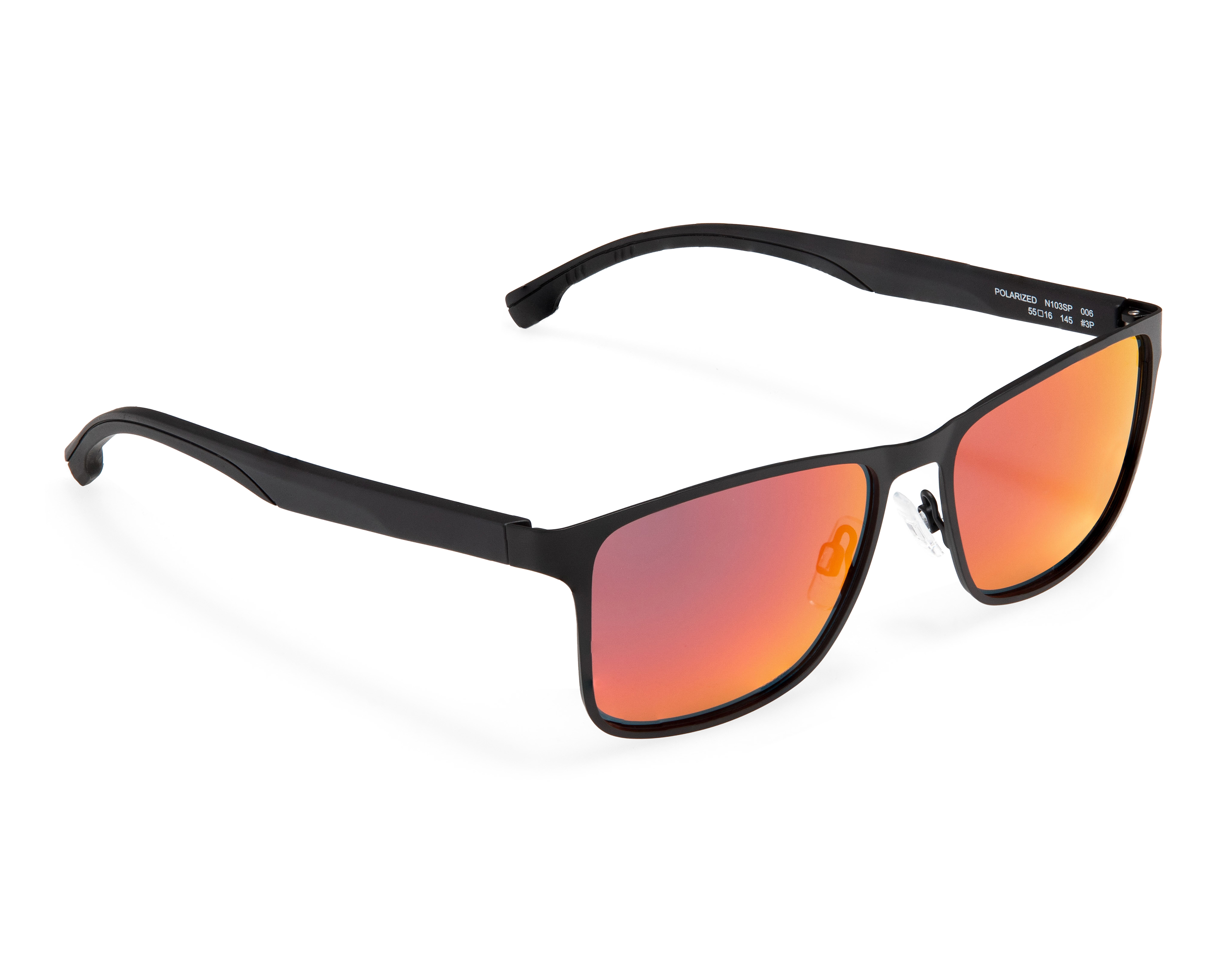 Lentes de Sol para Hombre Nautica Rectangulares Negros