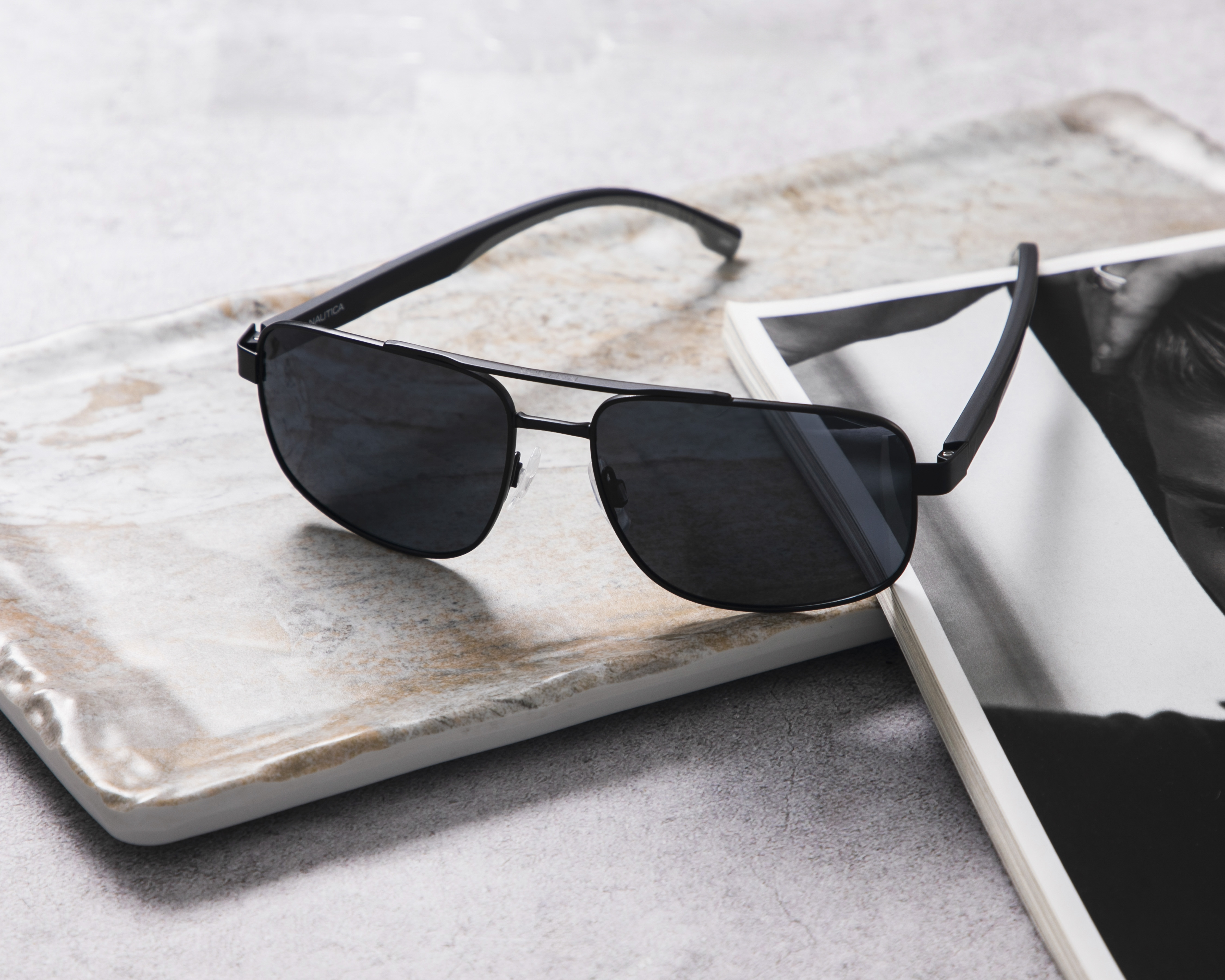 Foto 7 pulgar | Foto 6 | Lentes de Sol para Hombre Nautica Aviador Negros