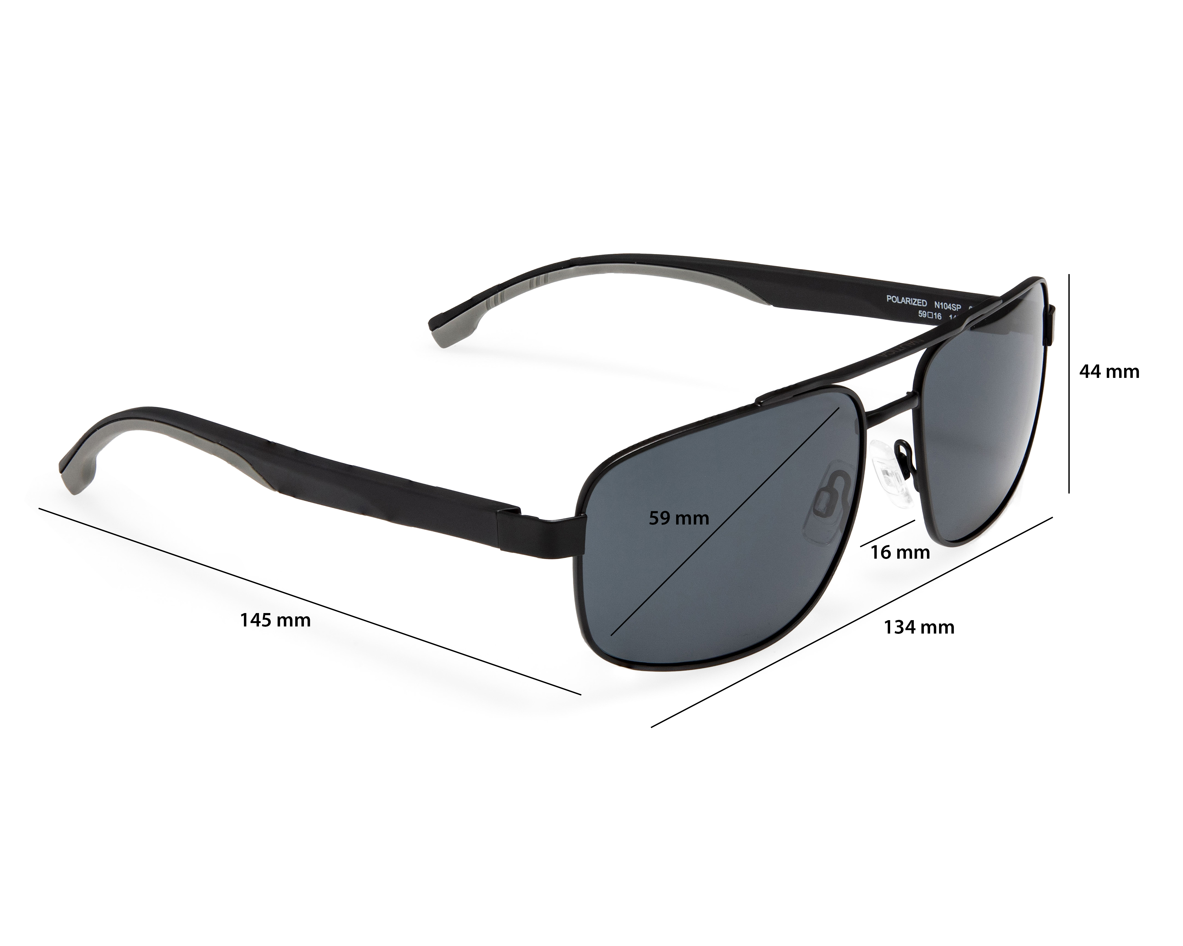 Foto 7 | Foto 7 | Lentes de Sol para Hombre Nautica Aviador Negros