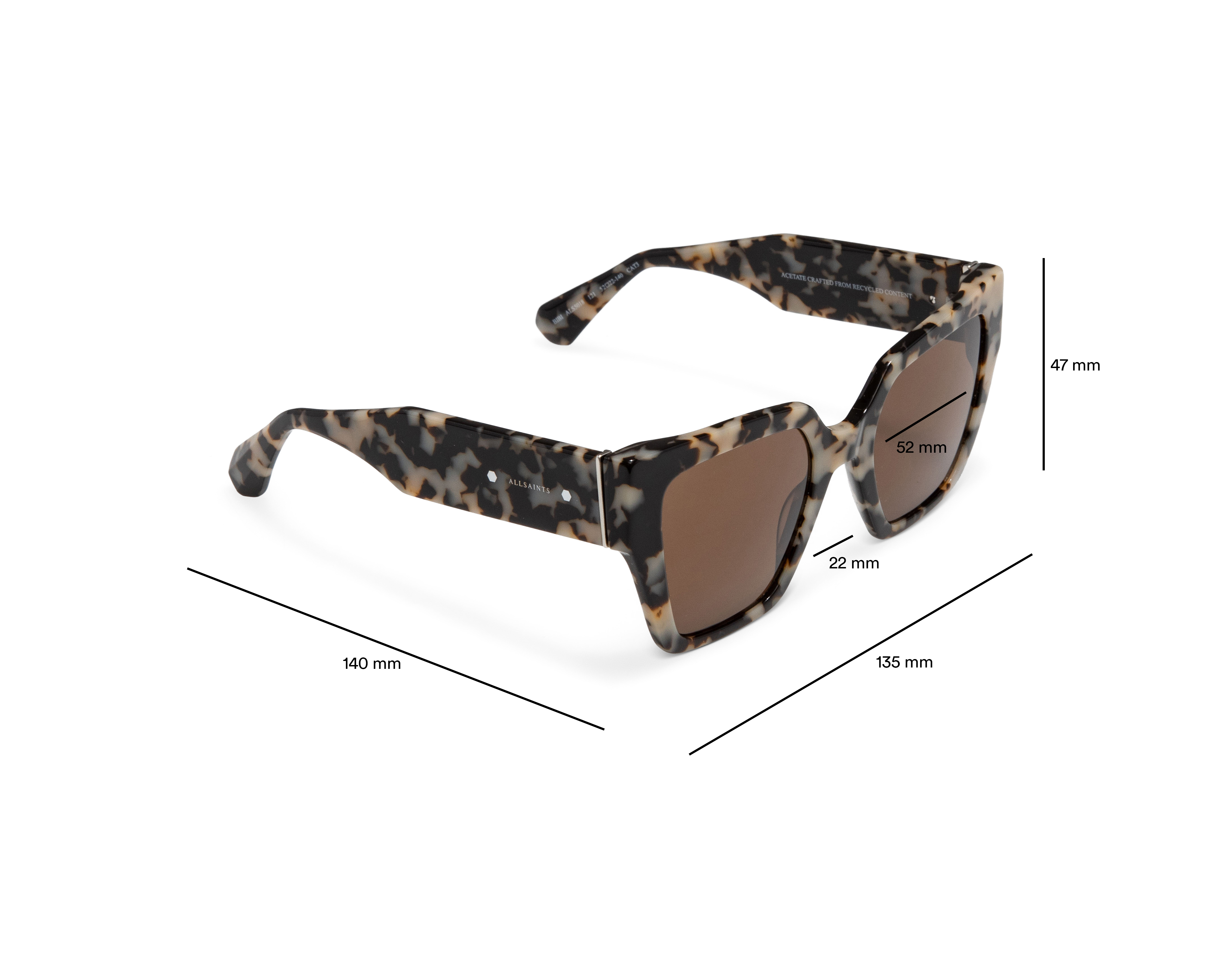 Foto 7 | Foto 7 | Lentes de Sol Unisex All Saints 05018 Havana