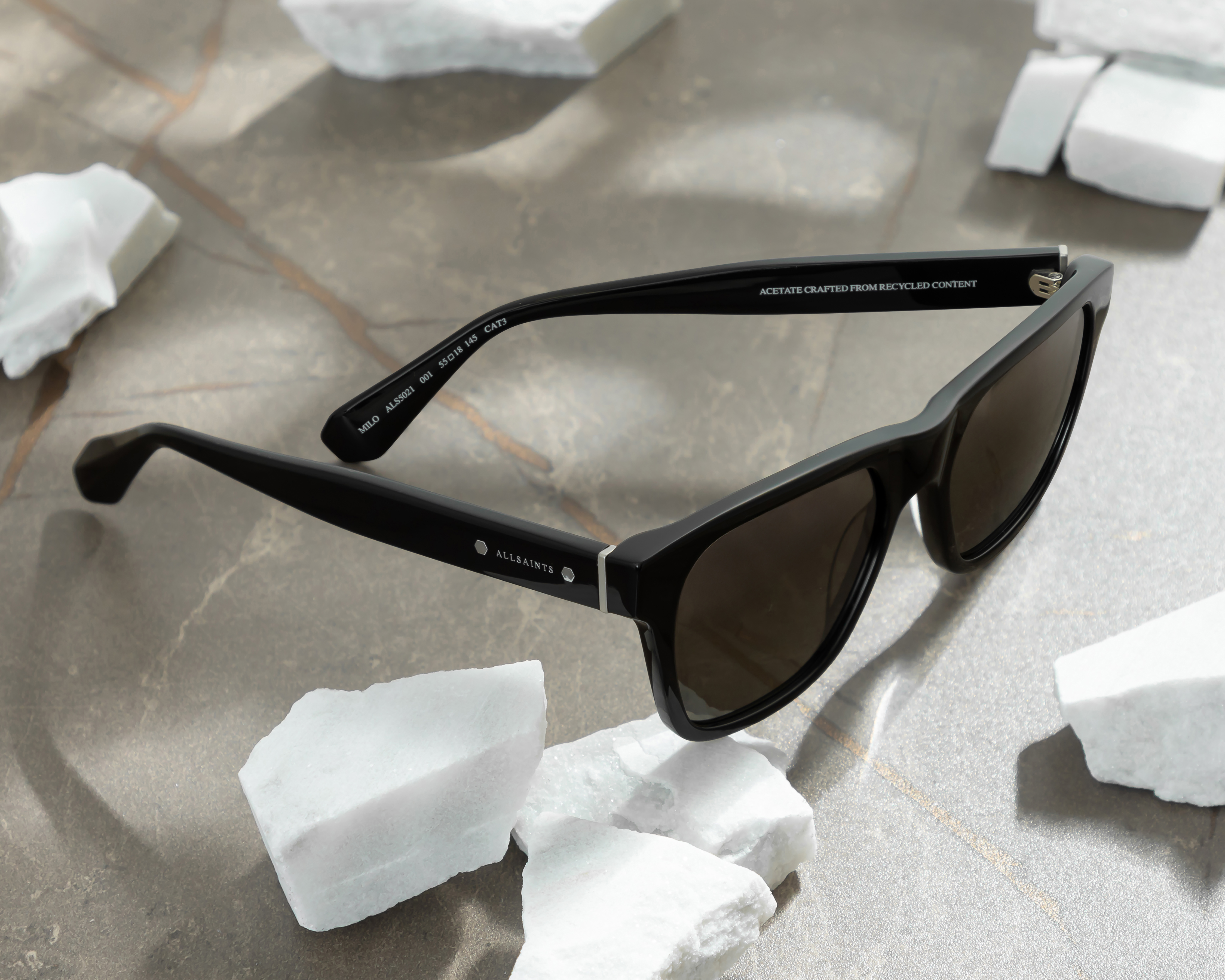 Foto 5 | Foto 5 | Lentes de Sol para Hombre All Saints Cuadrados 05021 Negros