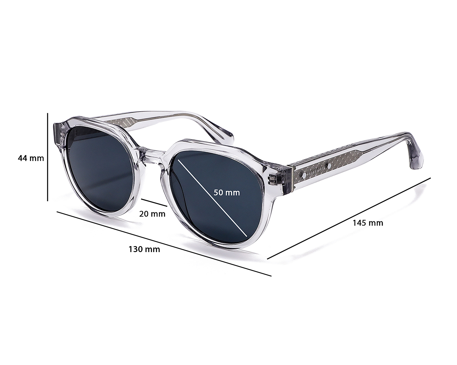 Foto 7 pulgar | Foto 6 | Lentes de Sol para Hombre All Saints Pantos Gris