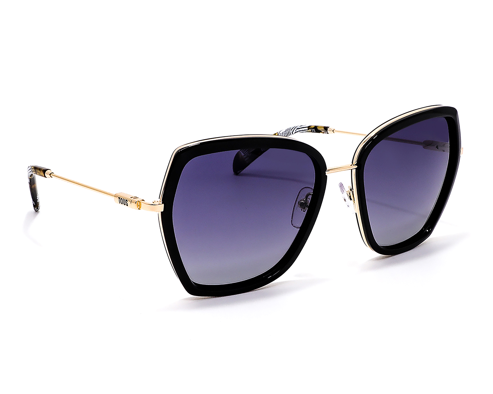 Foto 2 pulgar | Foto 1 | Lentes de Sol para Mujer Tous Cuadrados Oro Rosa