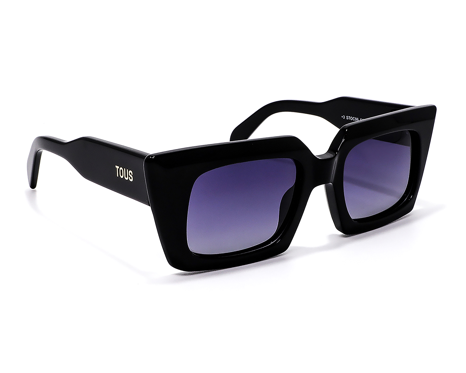 Lentes de Sol para Mujer Tous Cuadrados 00C96 Negro