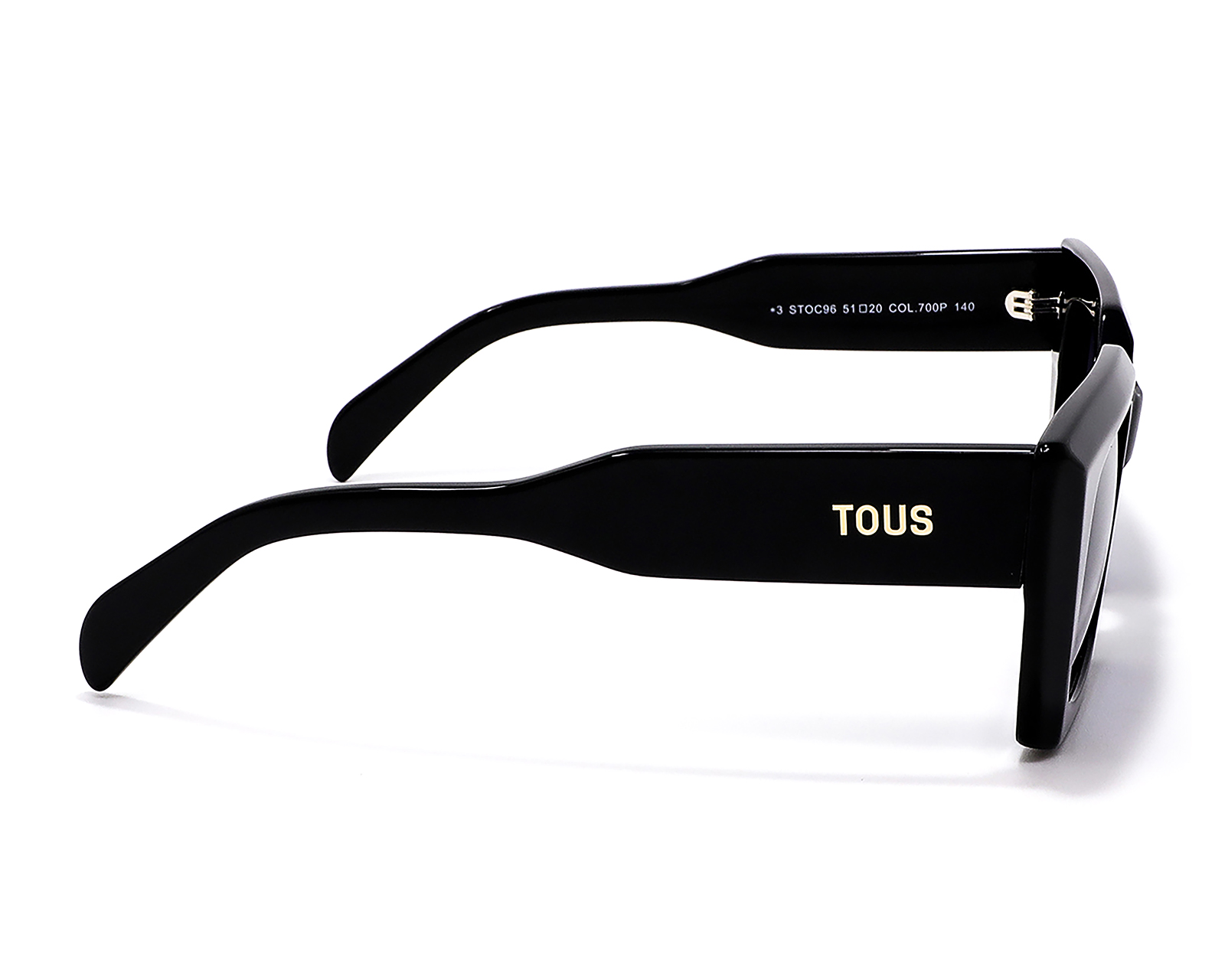 Foto 4 pulgar | Foto 3 | Lentes de Sol para Mujer Tous Cuadrados 00C96 Negro