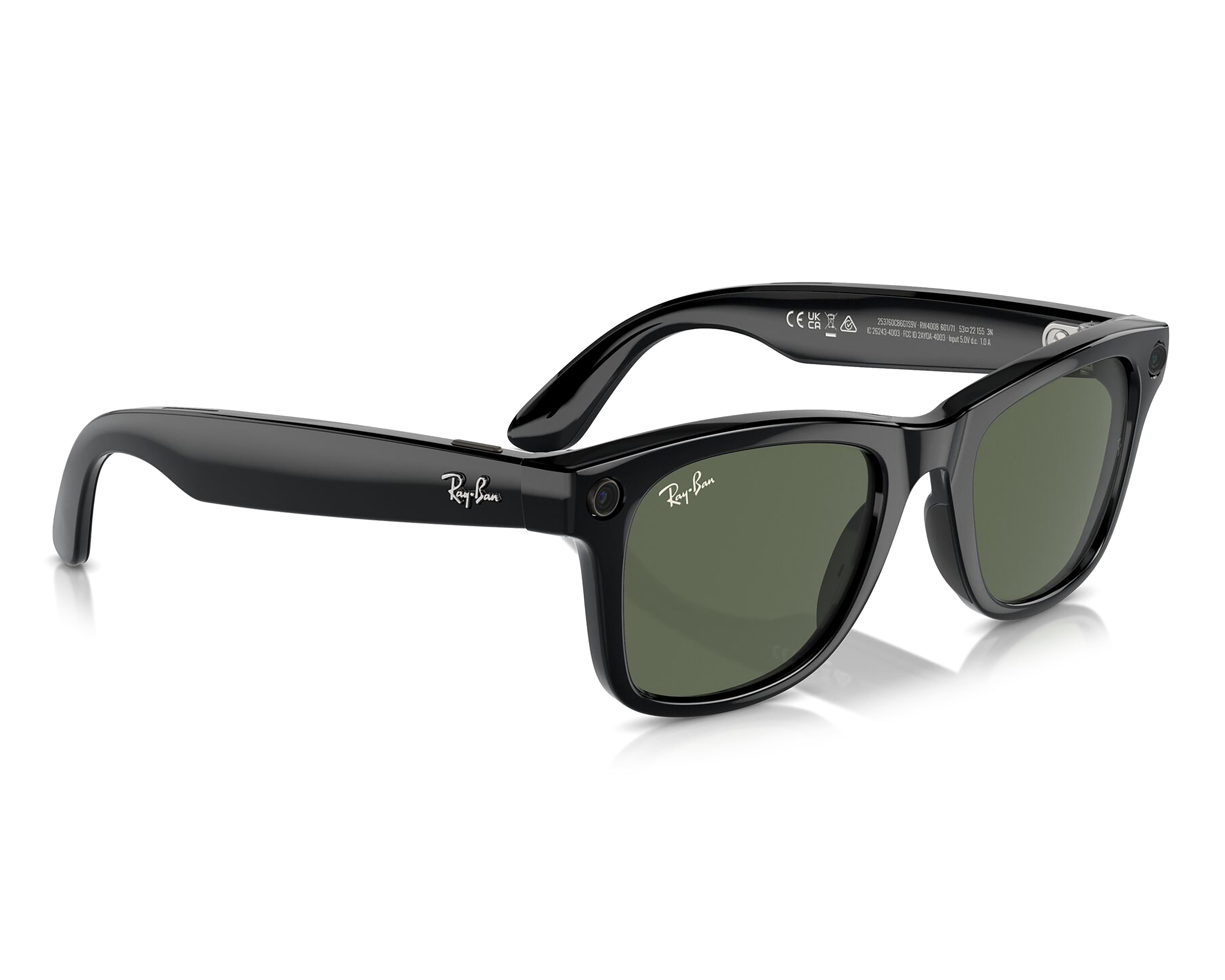 Foto 1 | Foto 1 | Ray-Ban Meta Wayfarer Negro Mate Solares