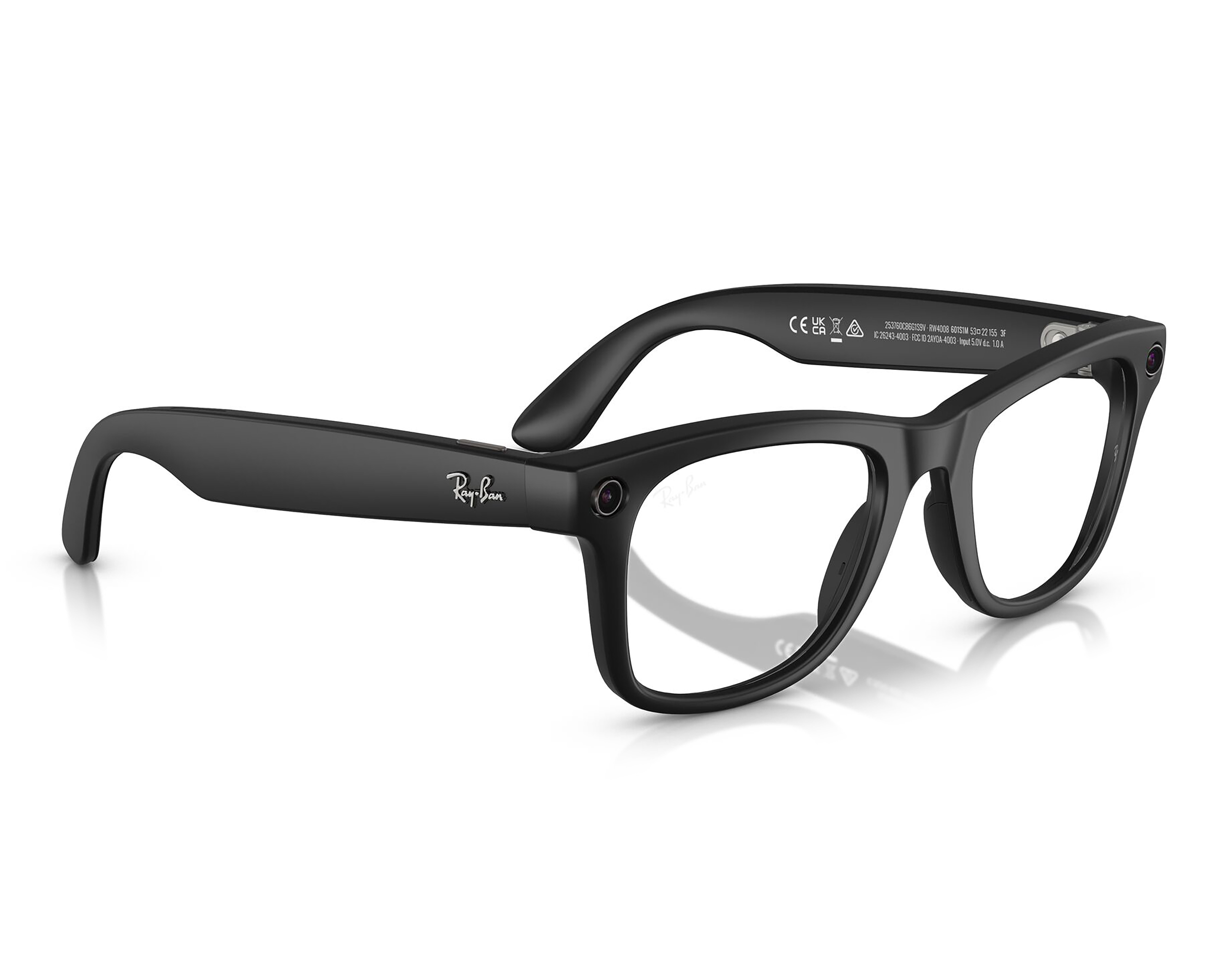 Ray-Ban Meta Wayfarer Negro Mate Transitions