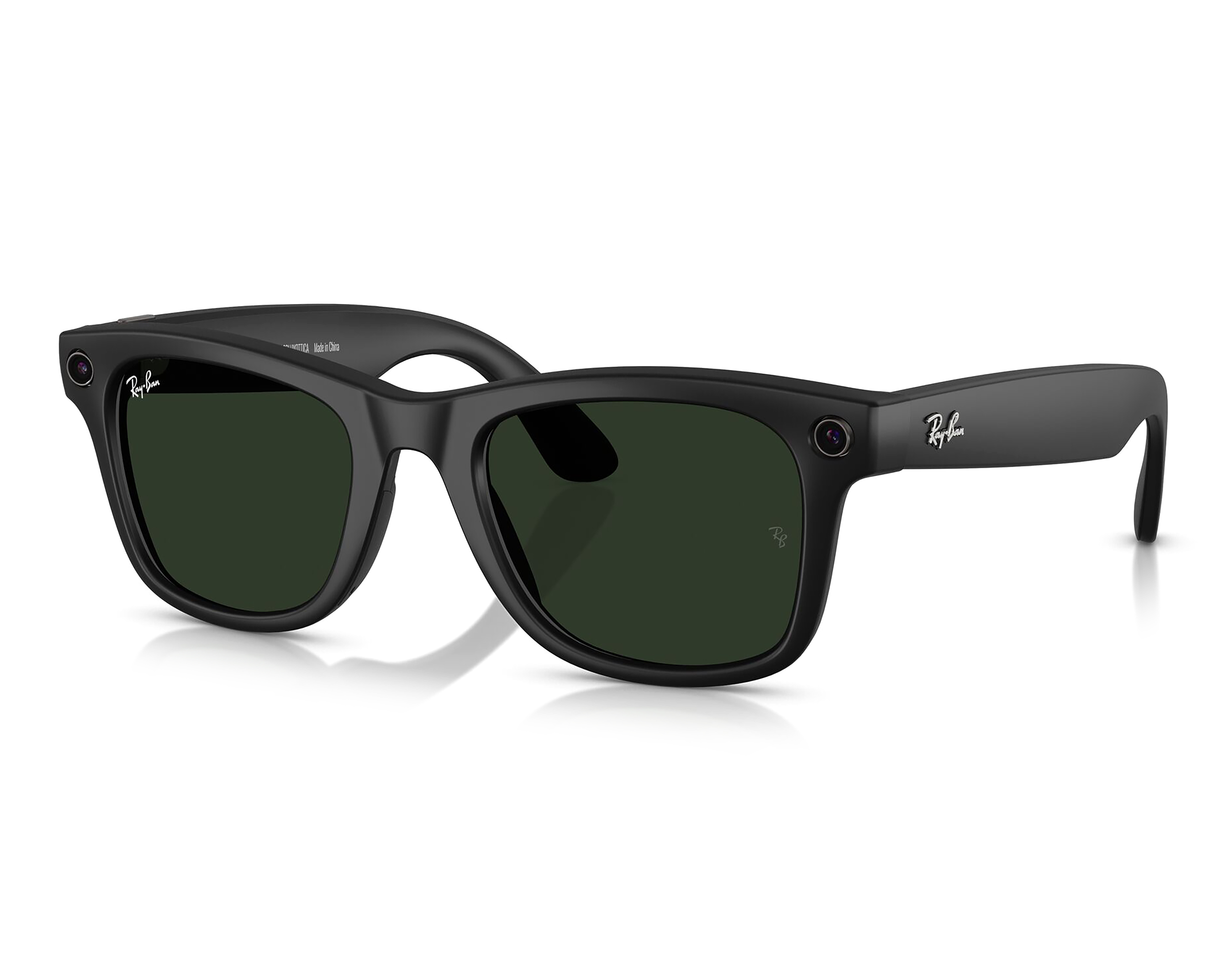 Foto 3 pulgar | Foto 2 | Ray-Ban Meta Wayfarer Negro Mate Transitions