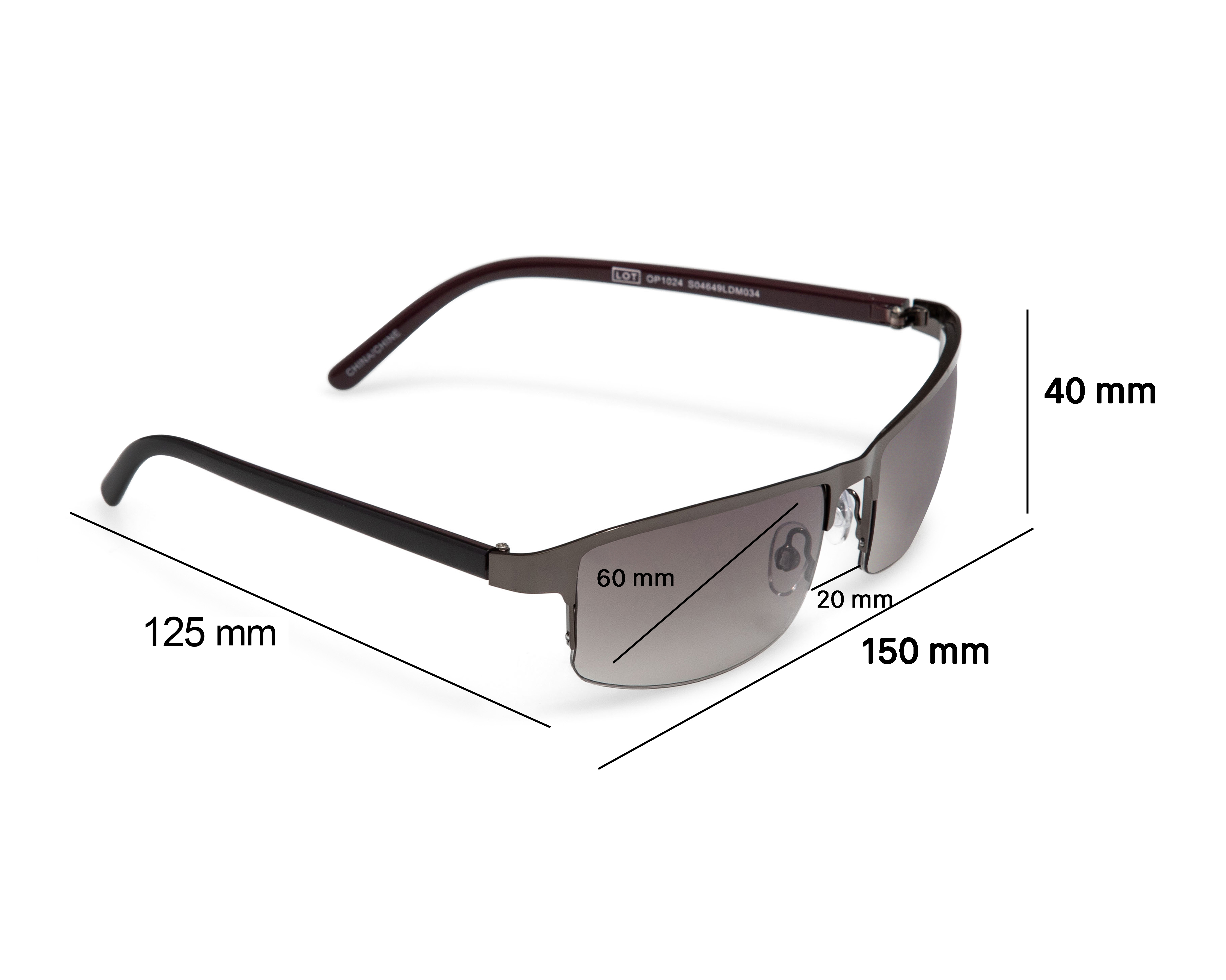 Foto 8 pulgar | Foto 7 | Lentes de Sol para Hombre Dockers Rectangulares S04649LDM034 Negros