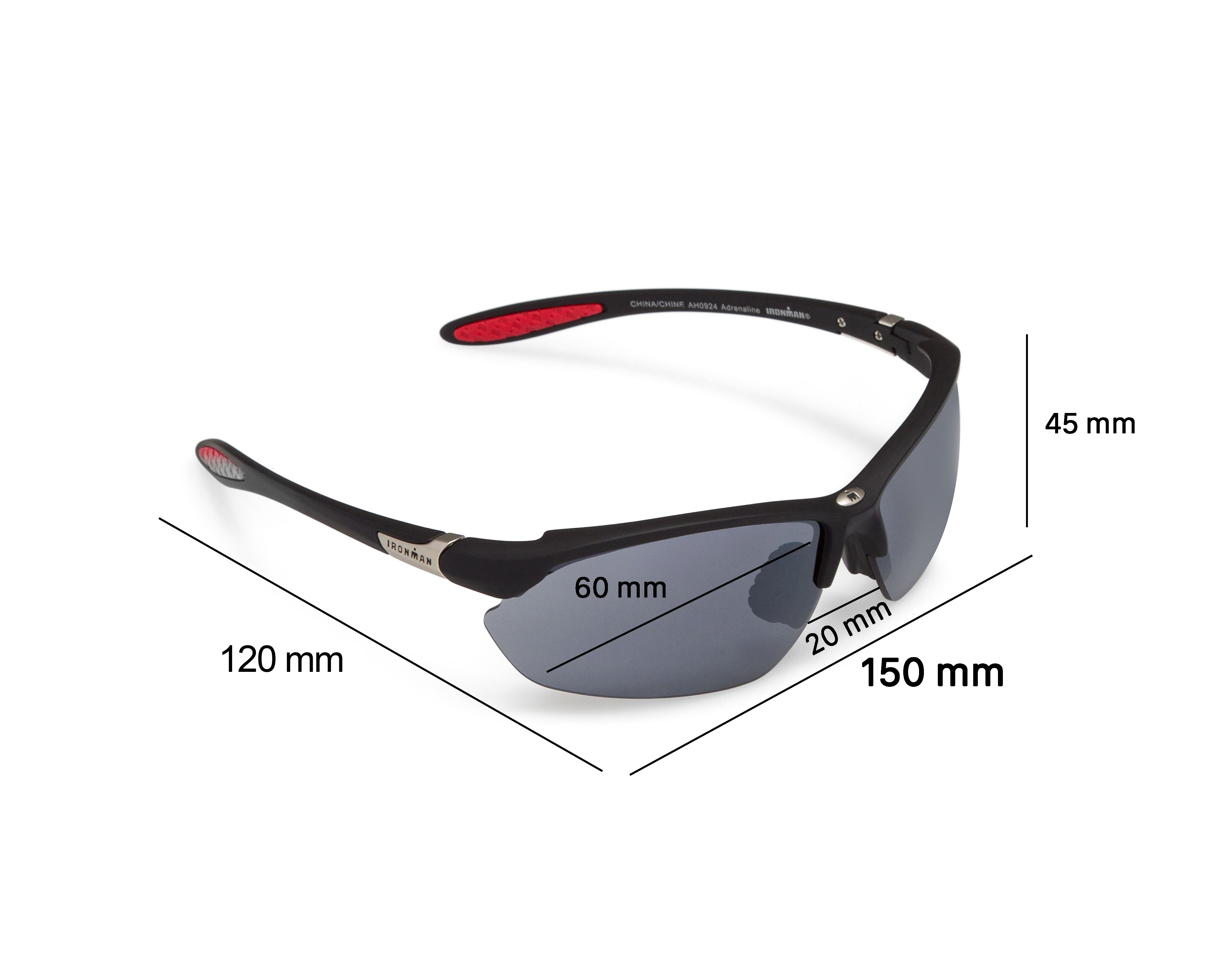 Foto 8 pulgar | Foto 7 | Lentes de Sol para Hombre Ironman Deportivos Adrenaline Negros