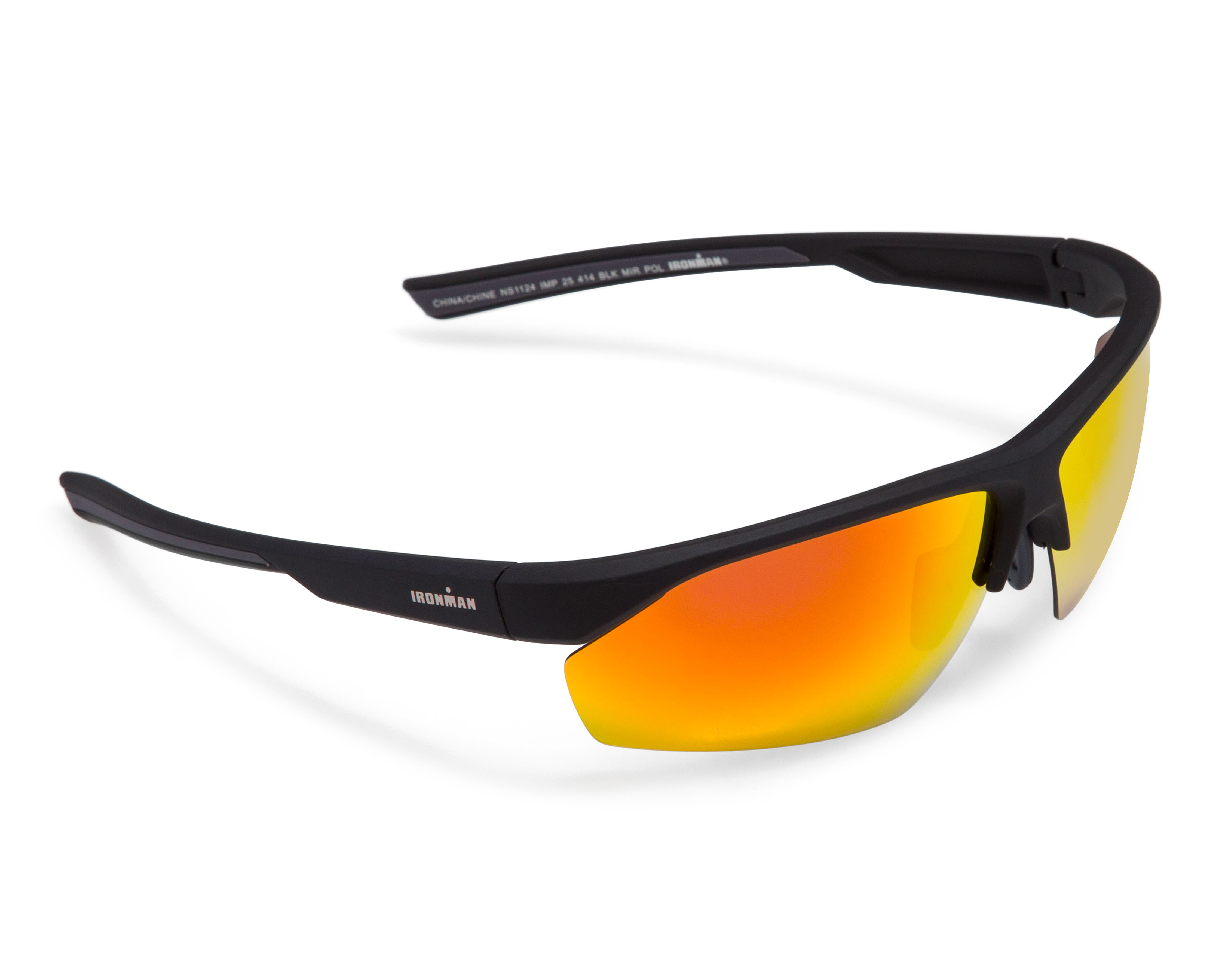 Lentes de Sol para Hombre Ironman Deportivos Negros