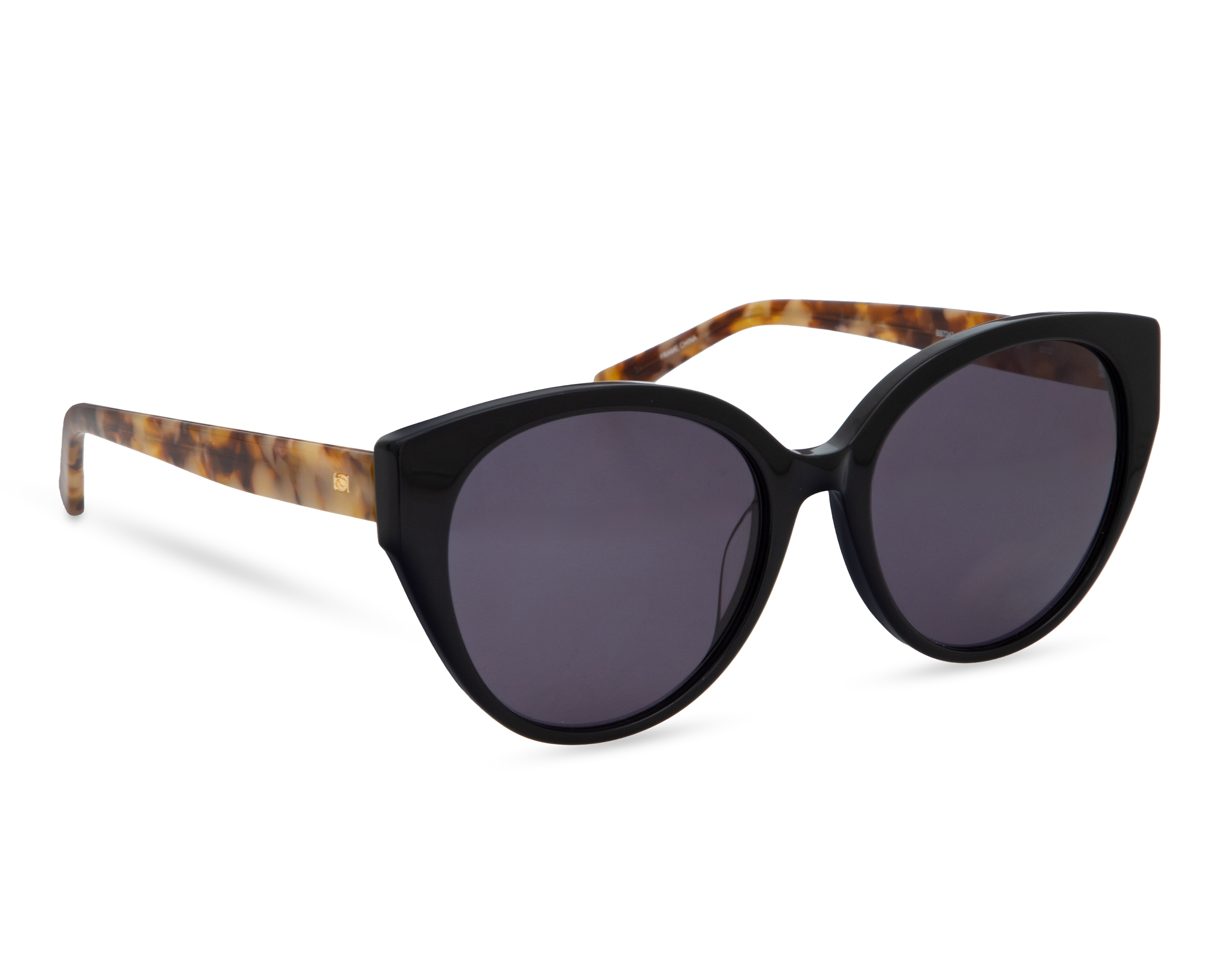 Lentes de Sol para Mujer Bebe Redondos Negros
