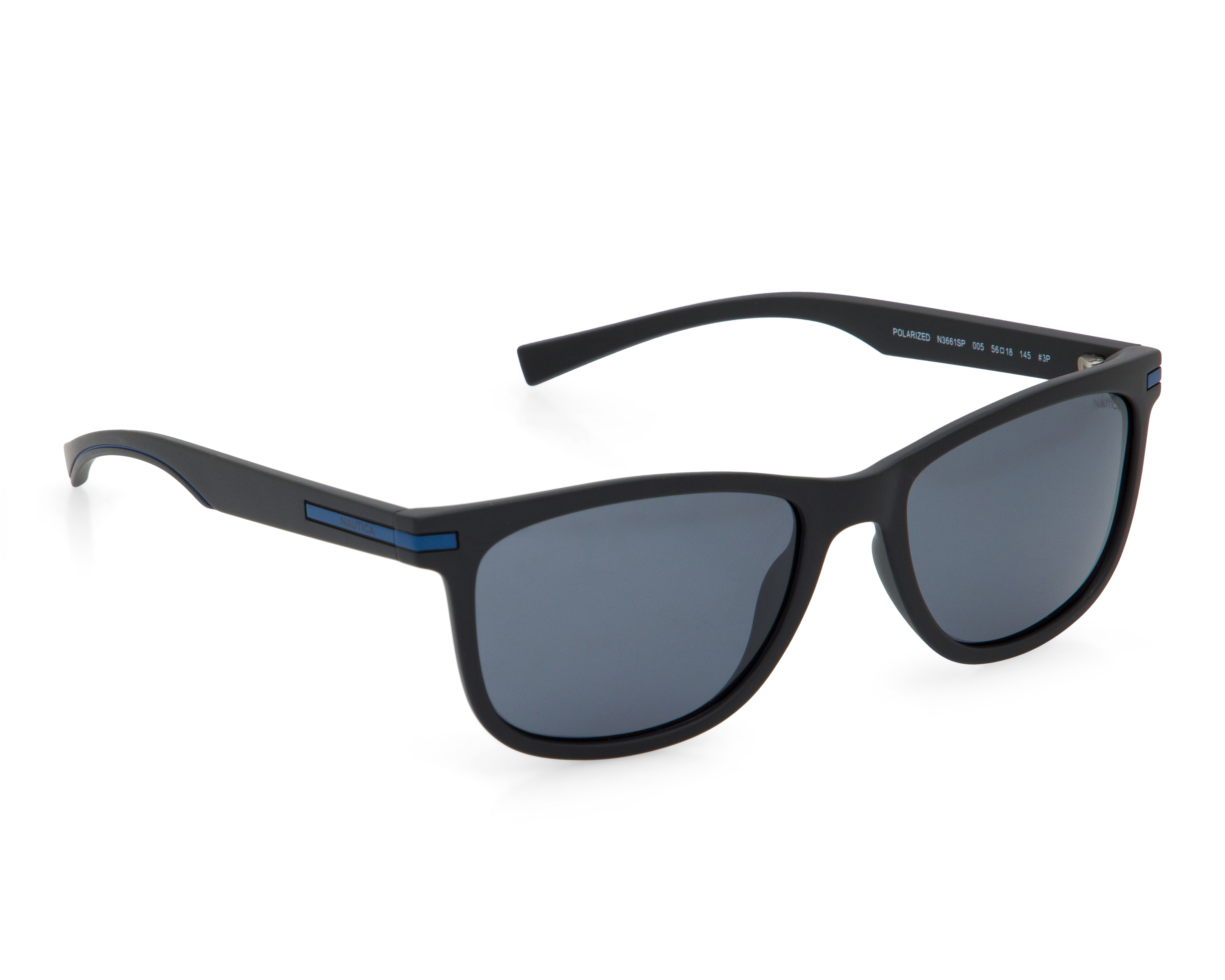 Lentes de Sol para Hombre Nautica Rectangulares Negros