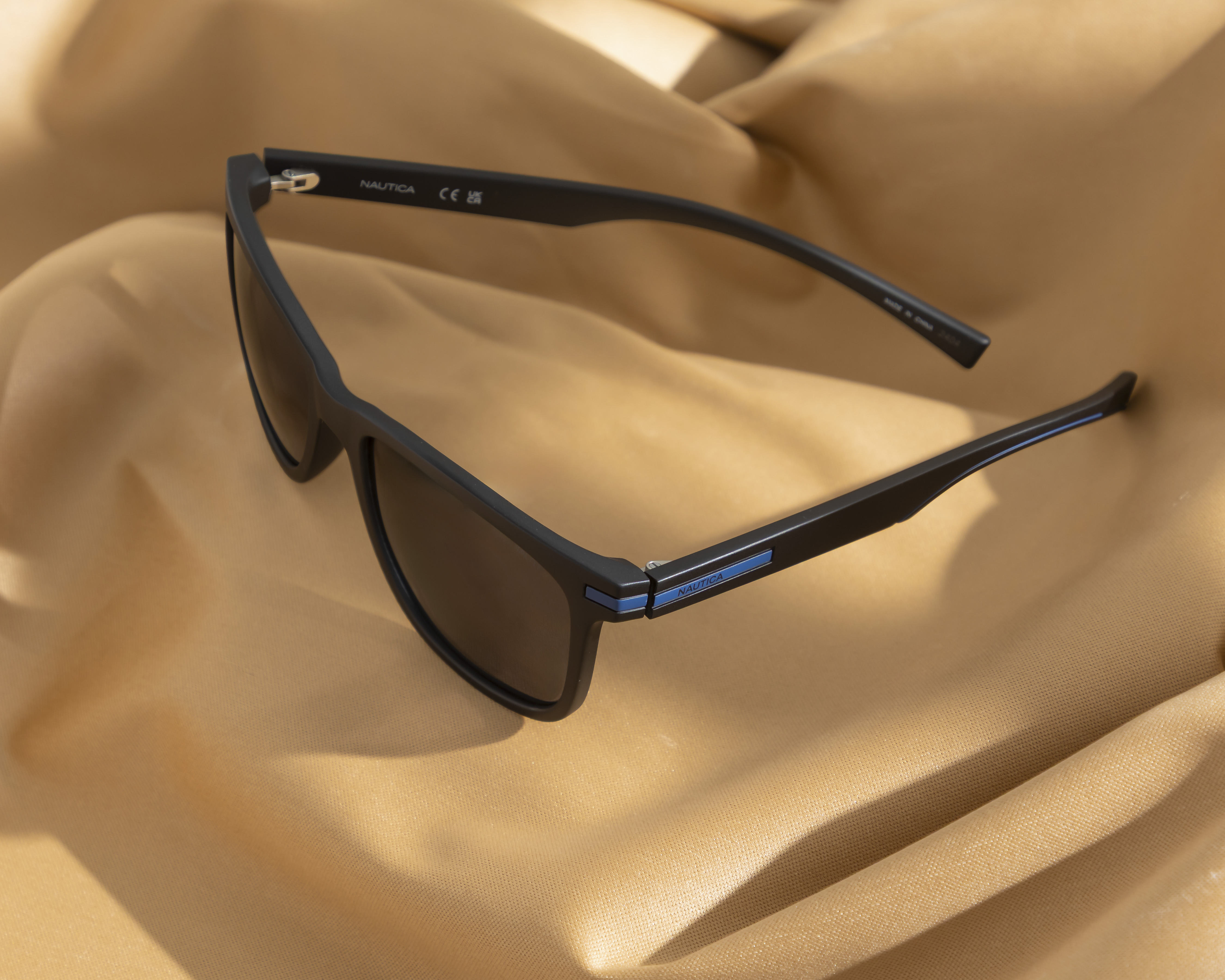 Foto 7 pulgar | Foto 6 | Lentes de Sol para Hombre Nautica Rectangulares Negros