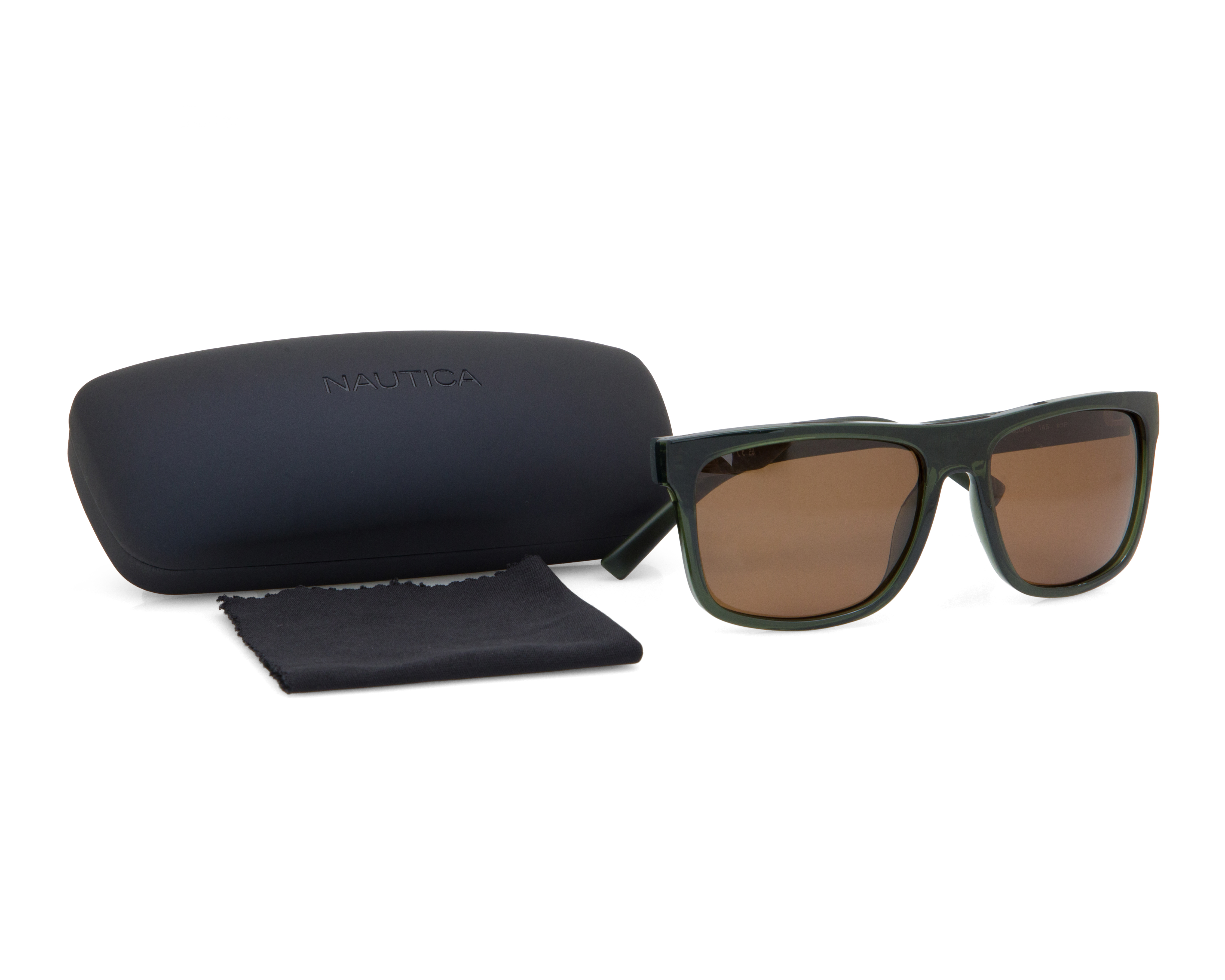 Foto 6 pulgar | Foto 5 | Lentes de Sol para Hombre Nautica Rectangulares Verde Olivo