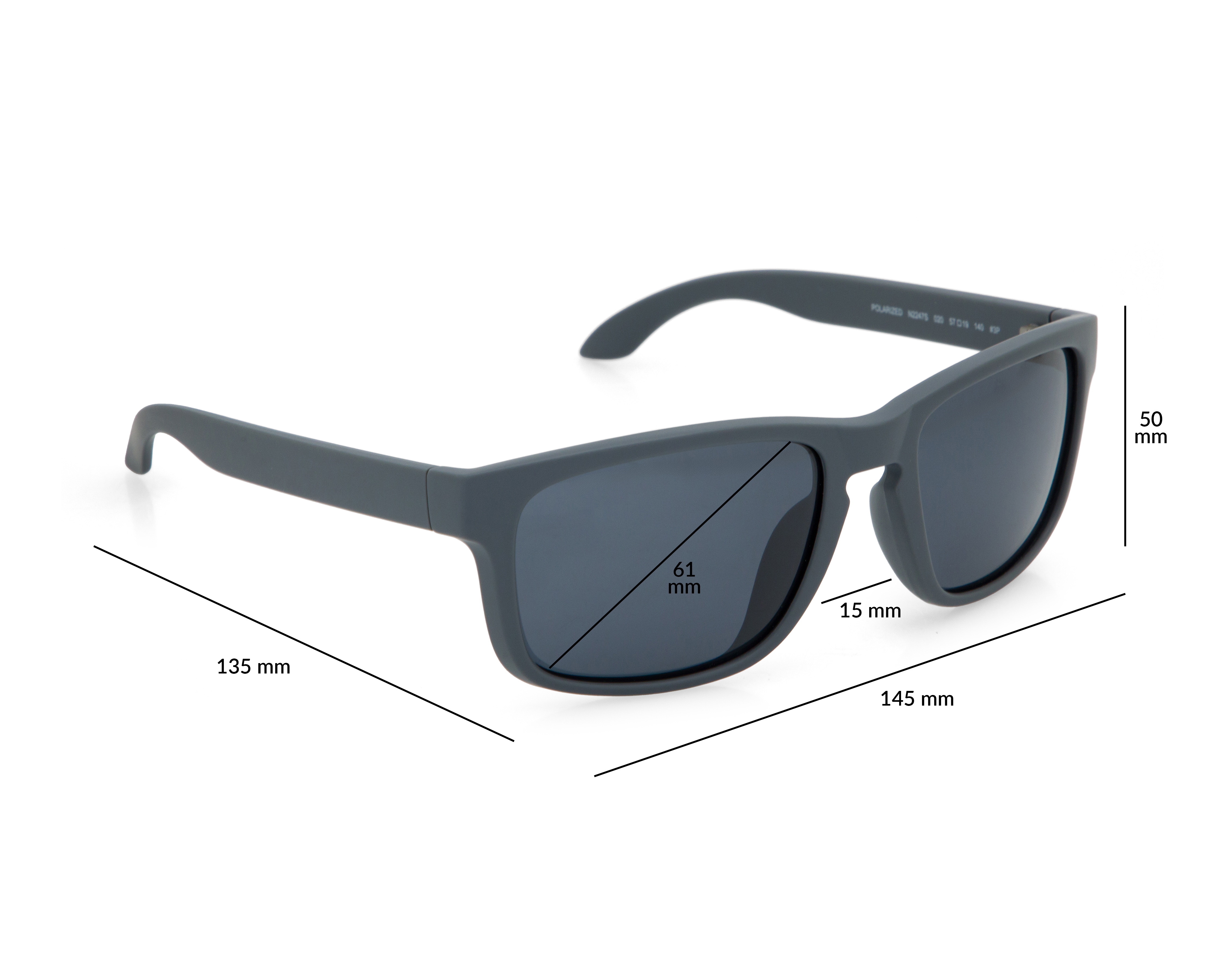 Foto 8 pulgar | Foto 7 | Lentes de Sol para Hombre Nautica Rectangulares Grises