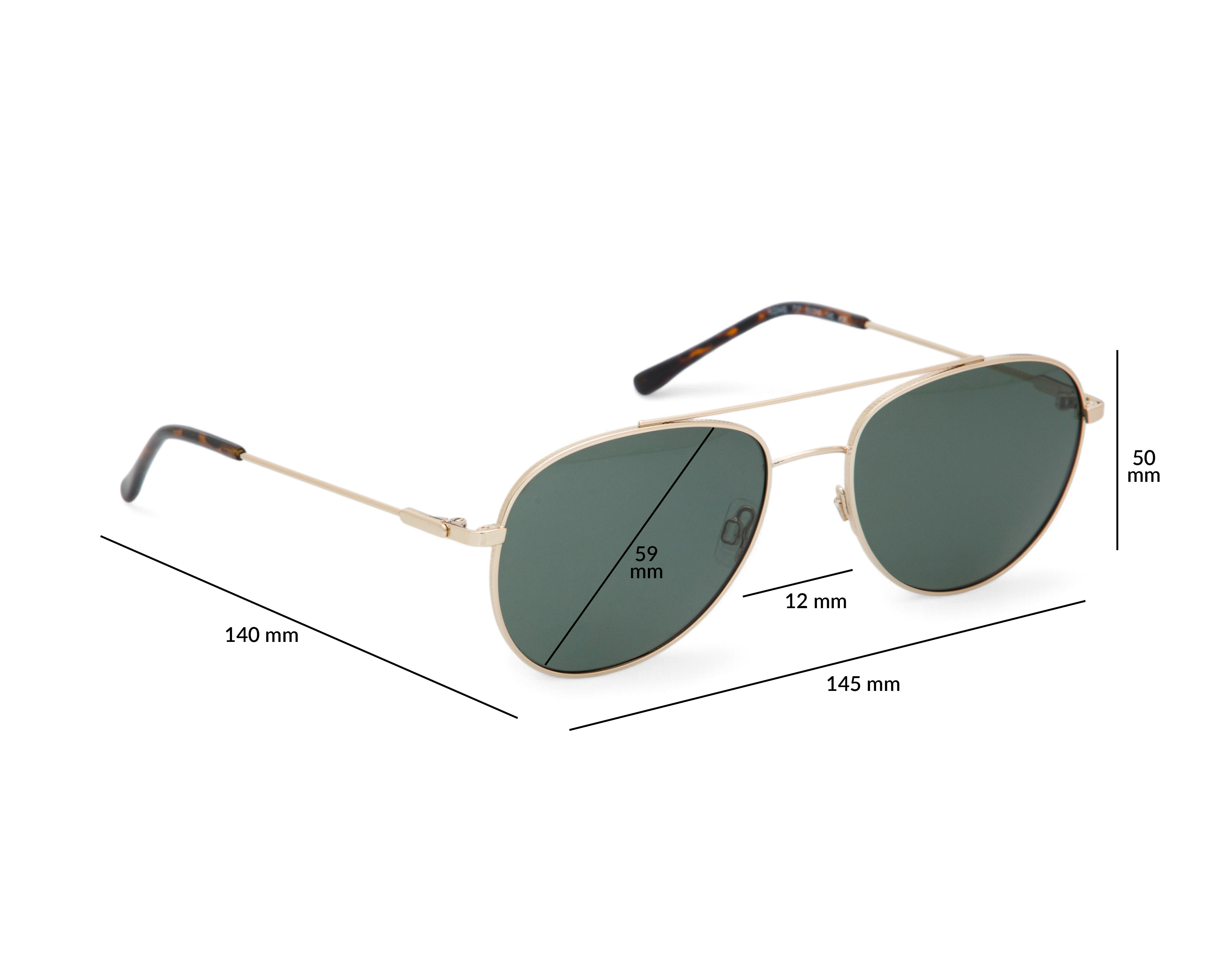 Foto 8 pulgar | Foto 7 | Lentes de Sol para Hombre Nautica Aviador Dorados