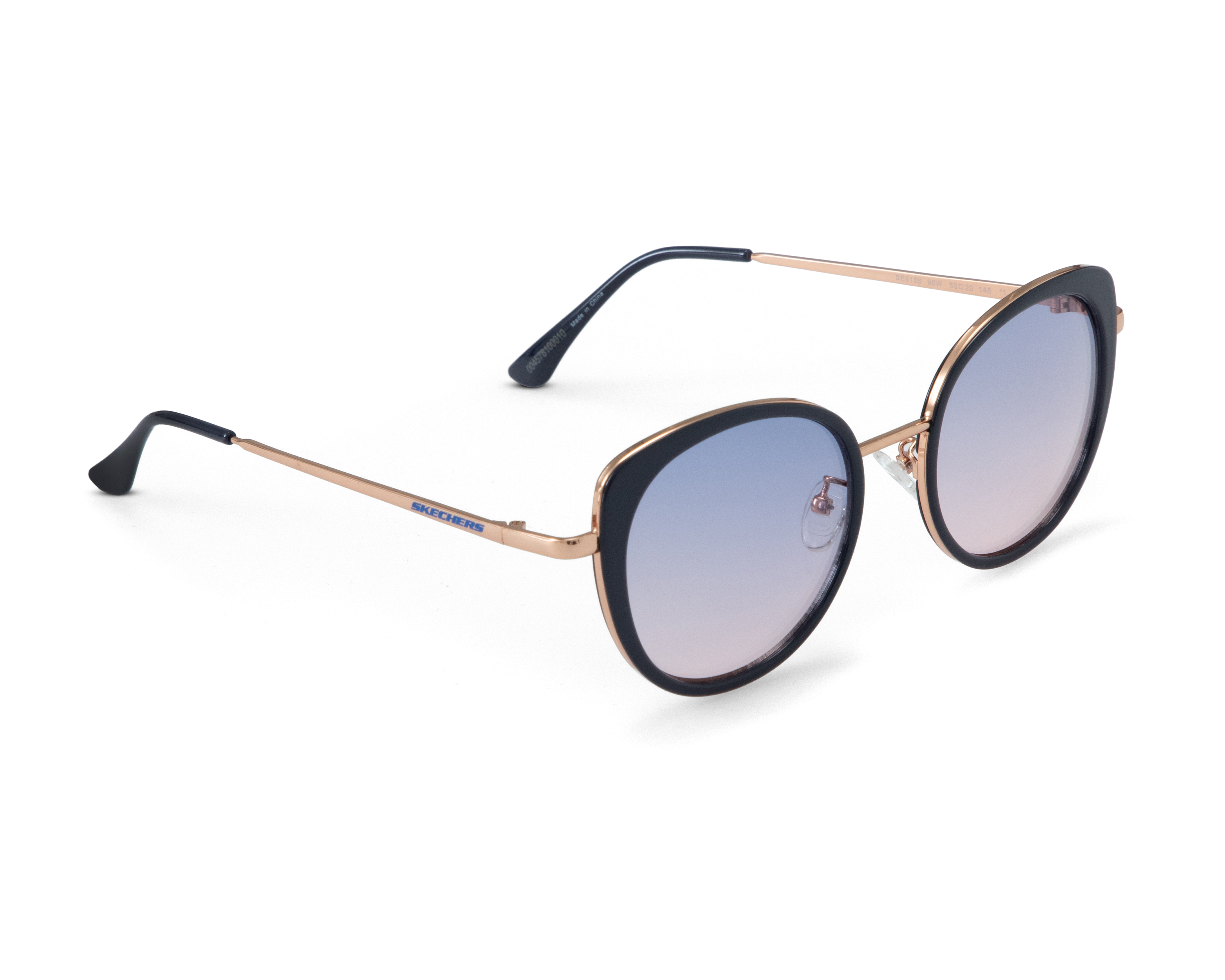 Foto 2 pulgar | Foto 1 | Lentes de Sol para Mujer Skechers Cat Eye SE6156 Dorado