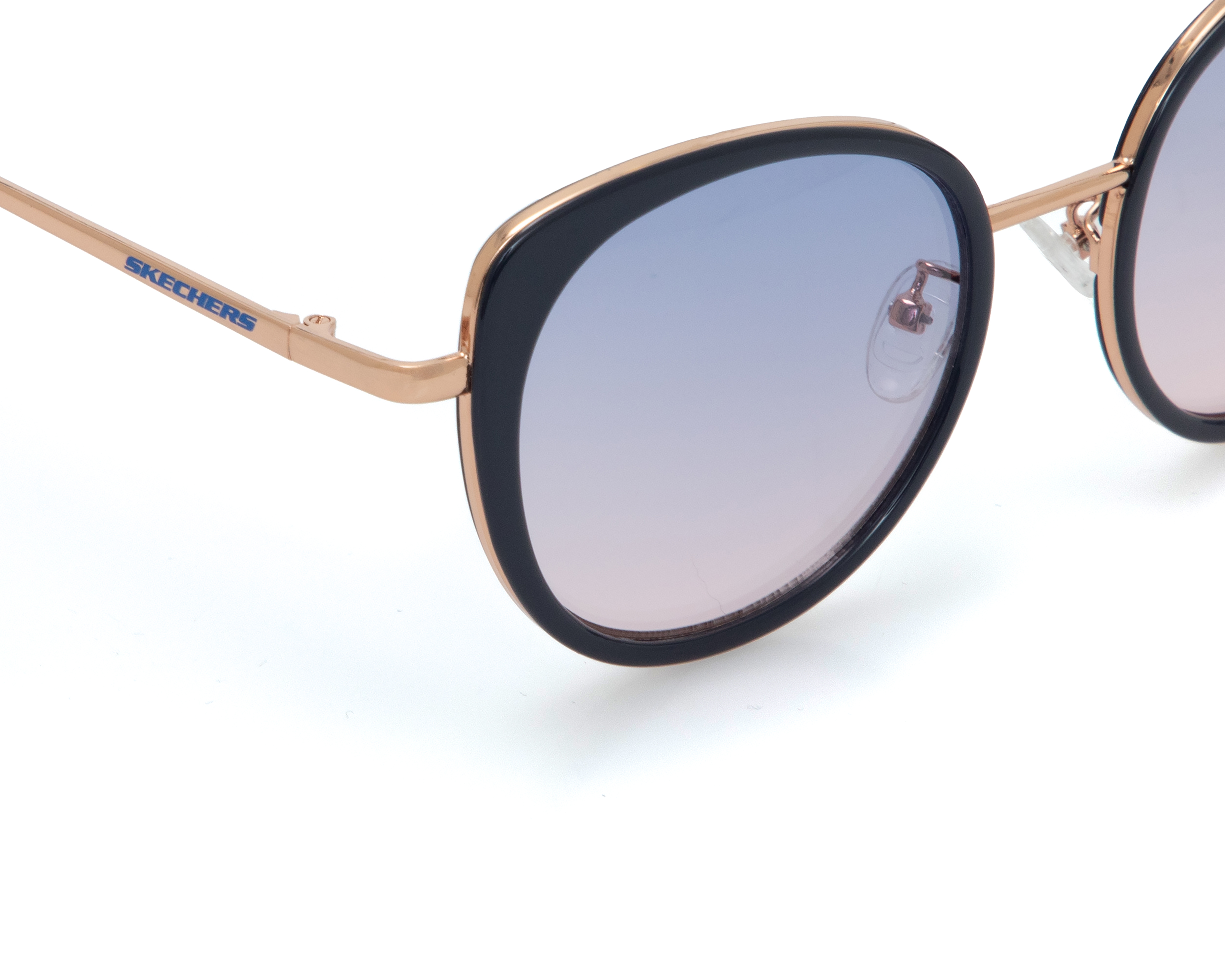 Foto 5 pulgar | Foto 4 | Lentes de Sol para Mujer Skechers Cat Eye SE6156 Dorado