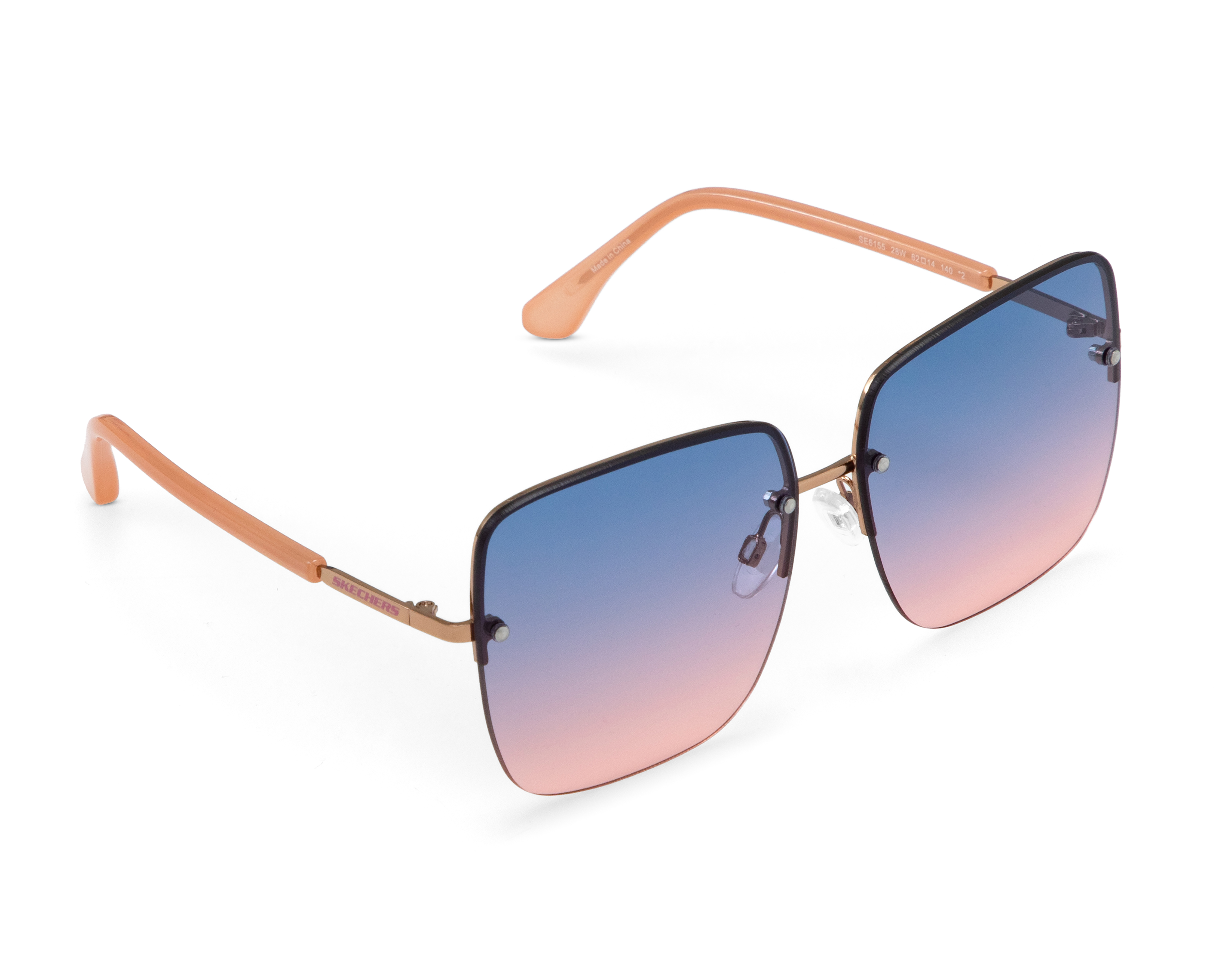 Lentes de Sol para Mujer Skechers Cuadrados SE6156 Rosas