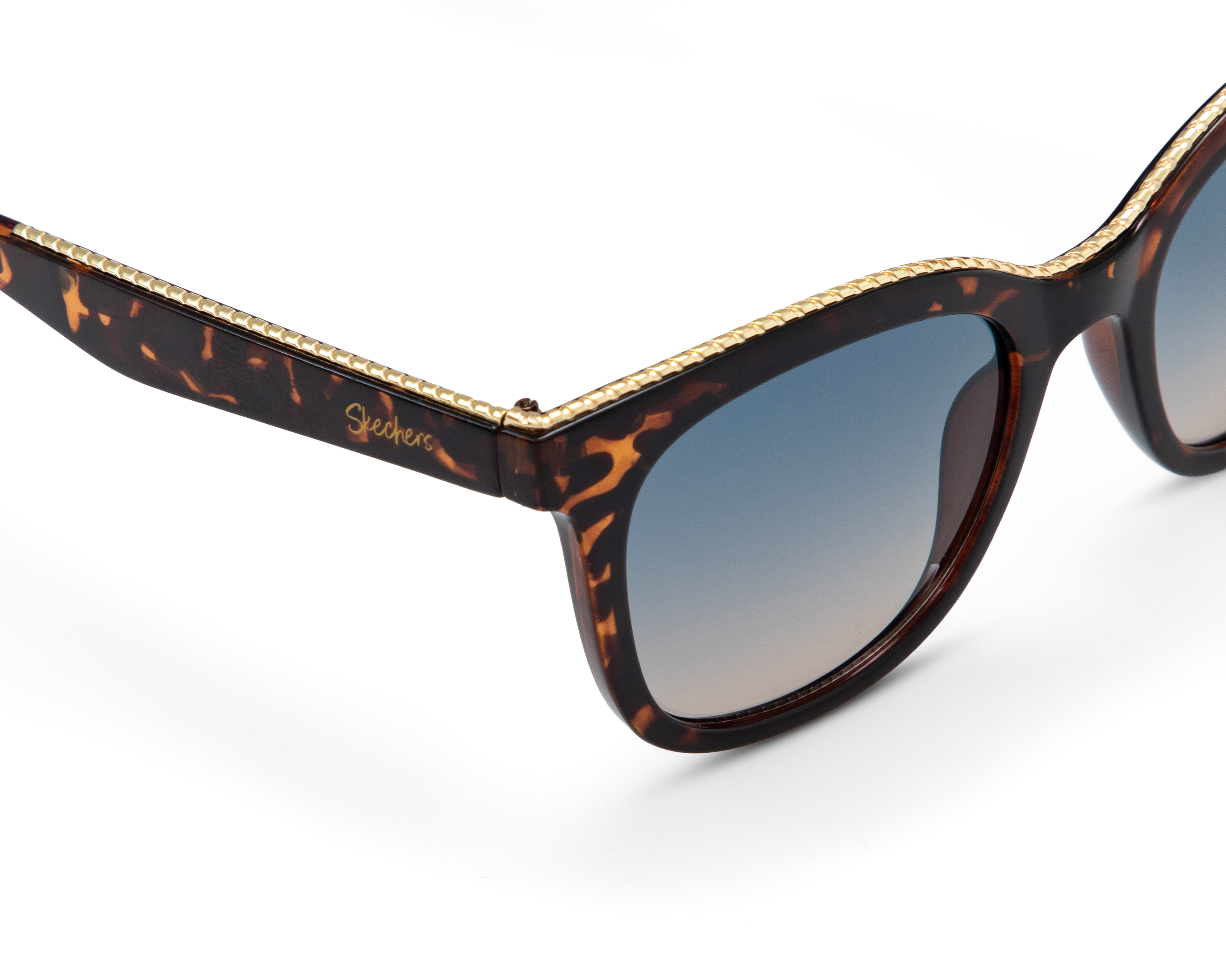 Foto 5 pulgar | Foto 4 | Lentes de Sol para Mujer Skechers Wayfarer SE6199 Havana