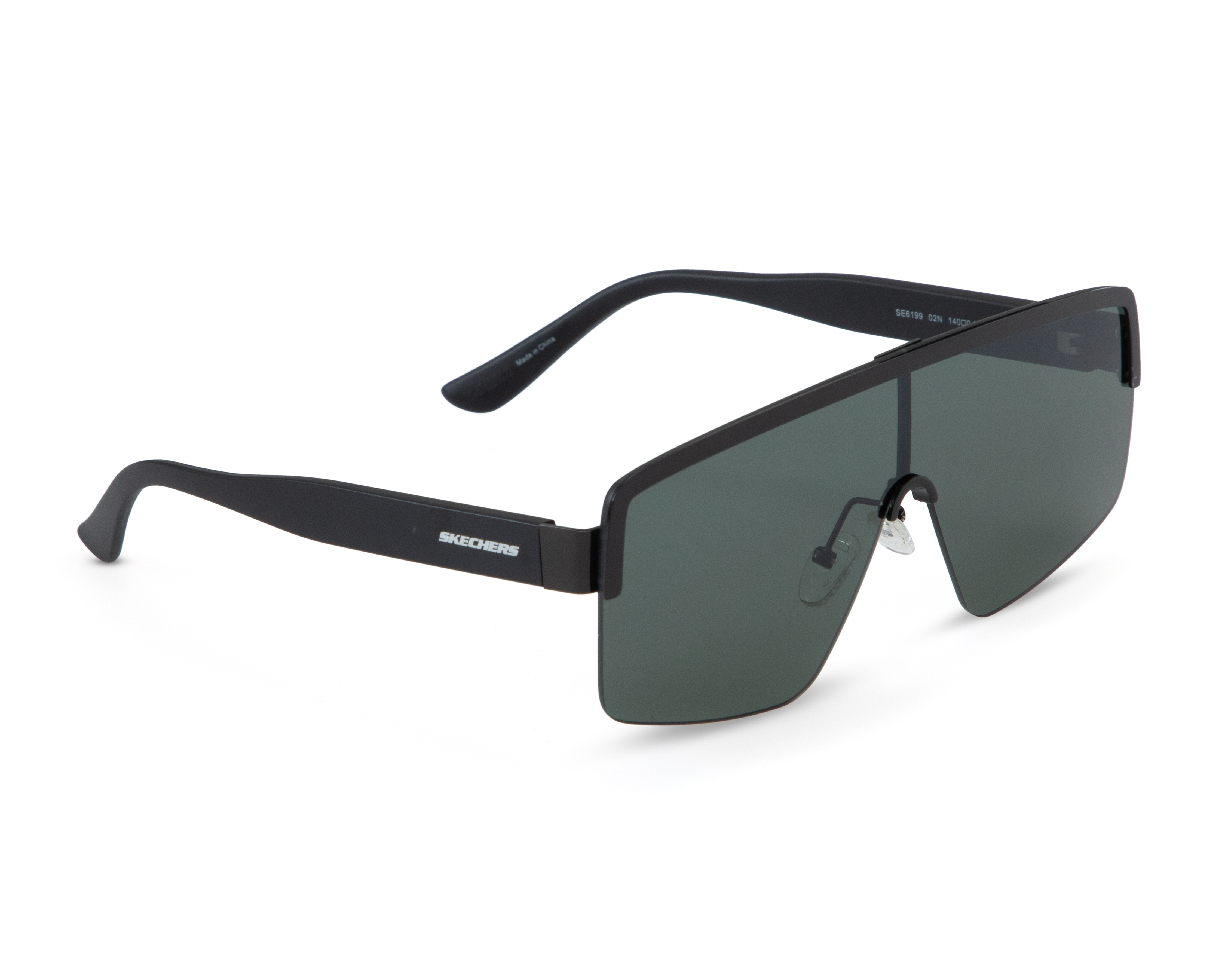 Foto 2 pulgar | Foto 1 | Lentes de Sol para Hombre Skechers Cuadrados SE6199 Negros