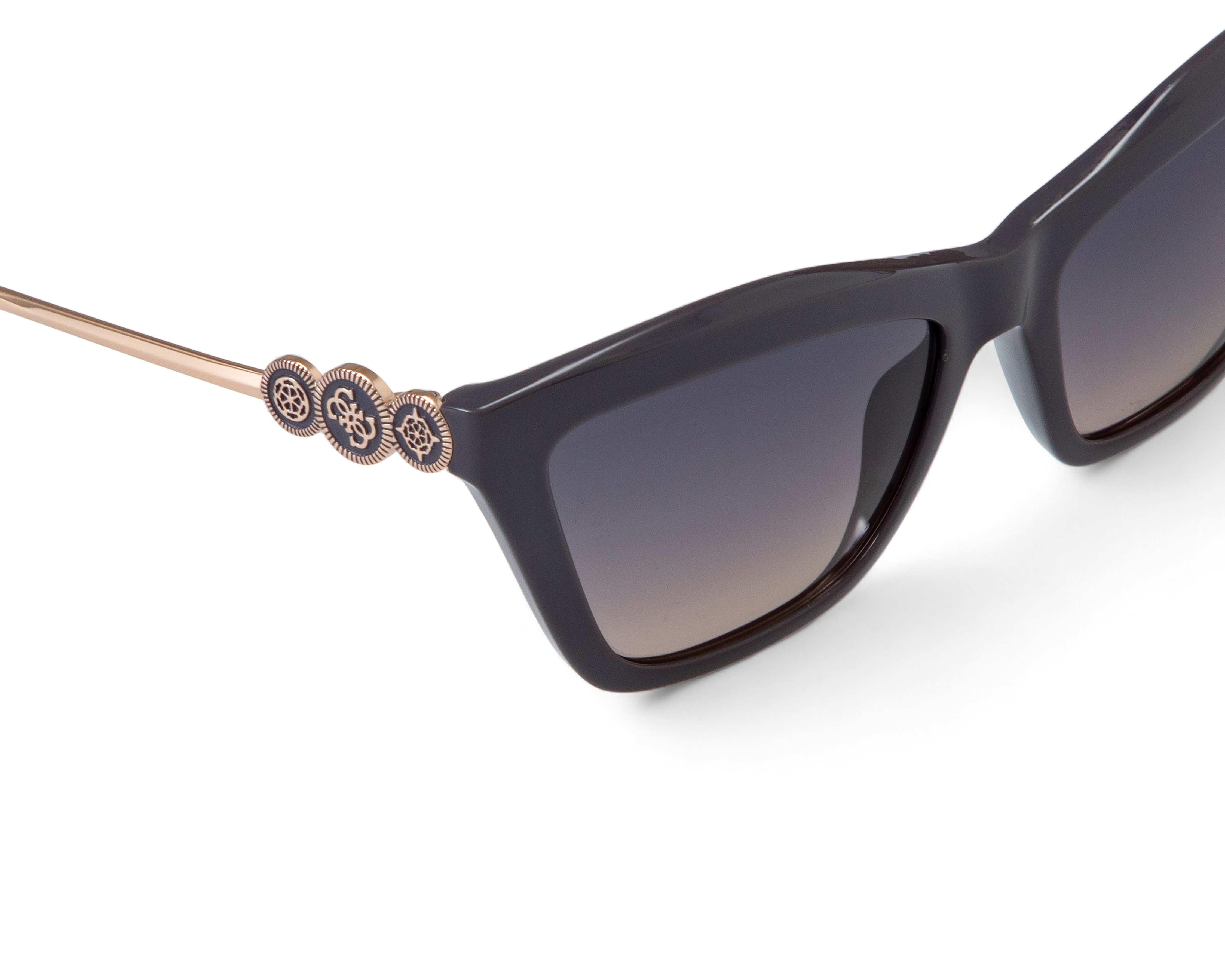 Foto 5 pulgar | Foto 4 | Lentes de Sol para Mujer Guess Wayfarer GU001915647F Dorado