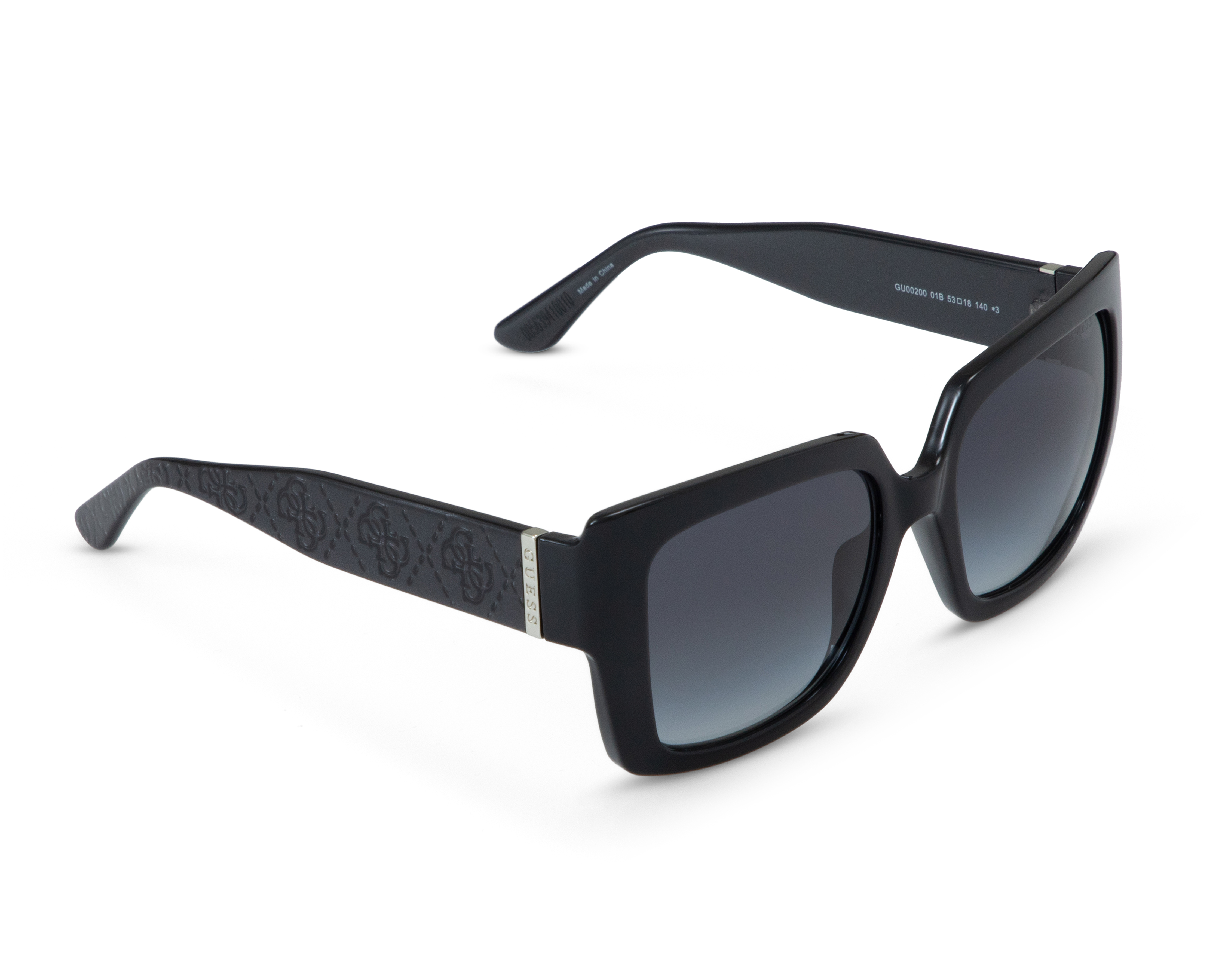 Foto 2 pulgar | Foto 1 | Lentes de Sol para Mujer Guess Cuadrados GU001915647F Negros
