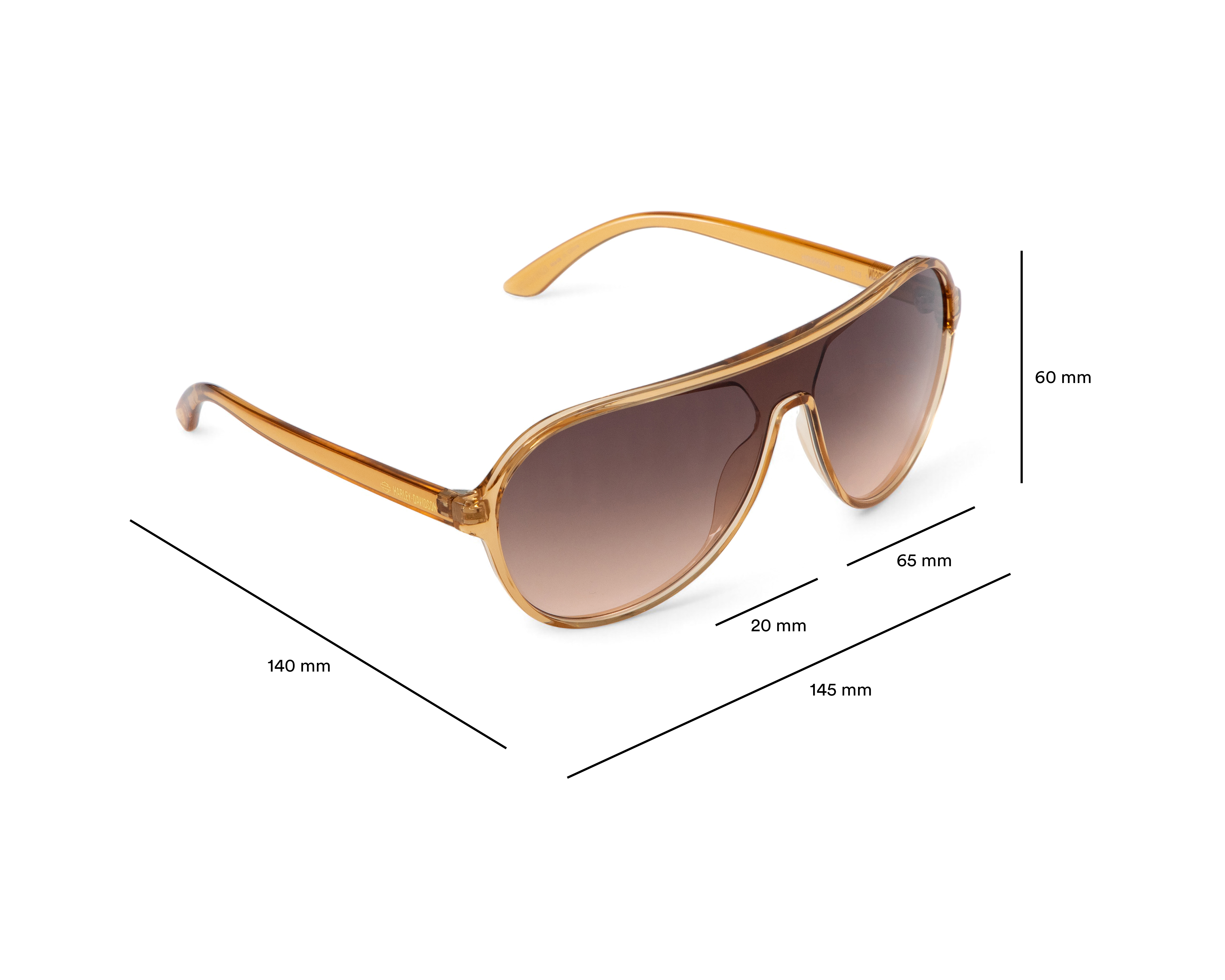 Foto 7 pulgar | Foto 6 | Lentes de Sol para Mujer Harley Davidson Irregular HD5059S Café