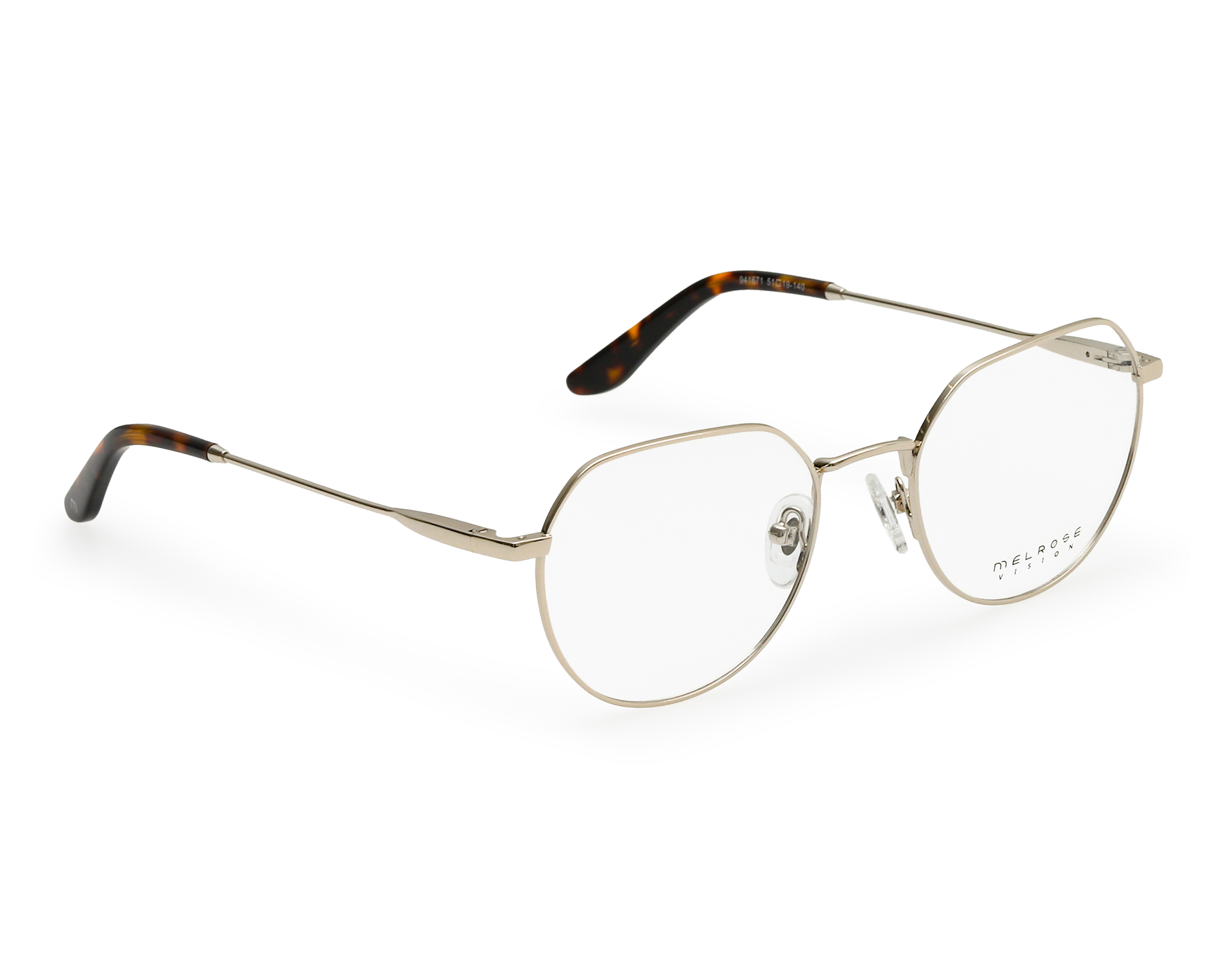 Foto 1 | Foto 1 | Armazón Oftálmico Melrose para Mujer Redondos Dorados