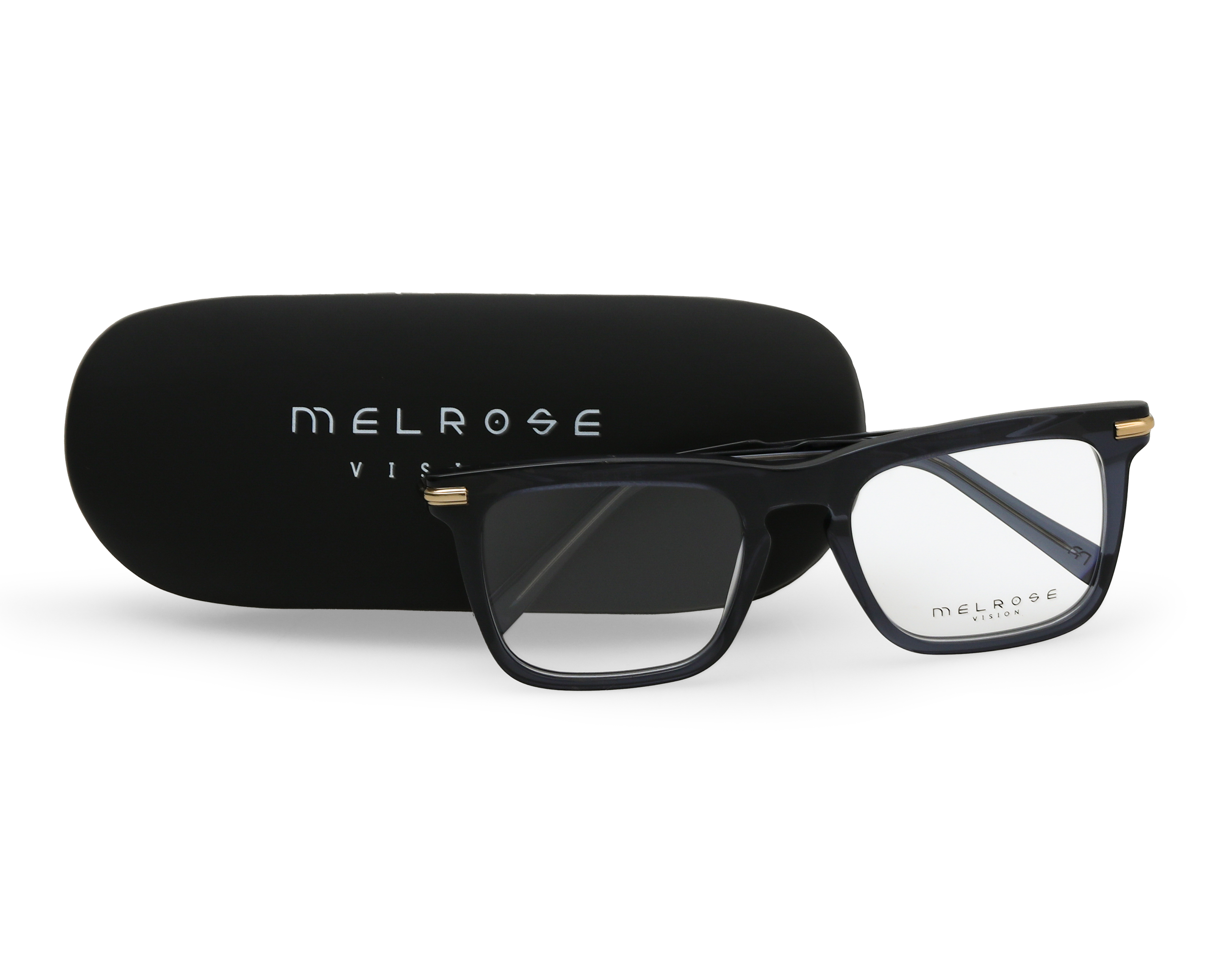 Foto 6 pulgar | Foto 5 | Armazón Oftálmico Unisex Melrose Cuadrado Negro