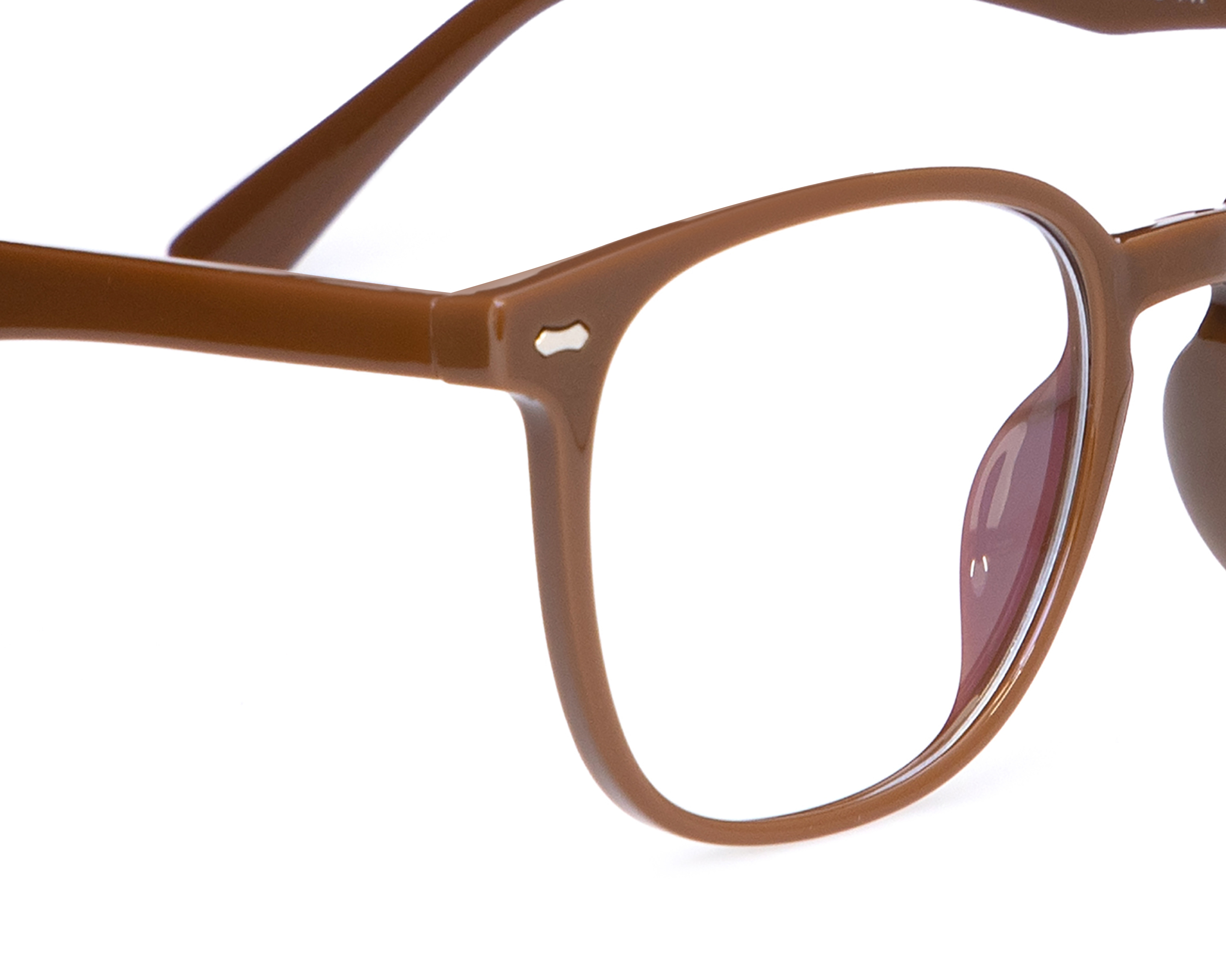 Foto 5 pulgar | Foto 4 | Armazón Oftálmico Unisex Melrose Wayfarer Café