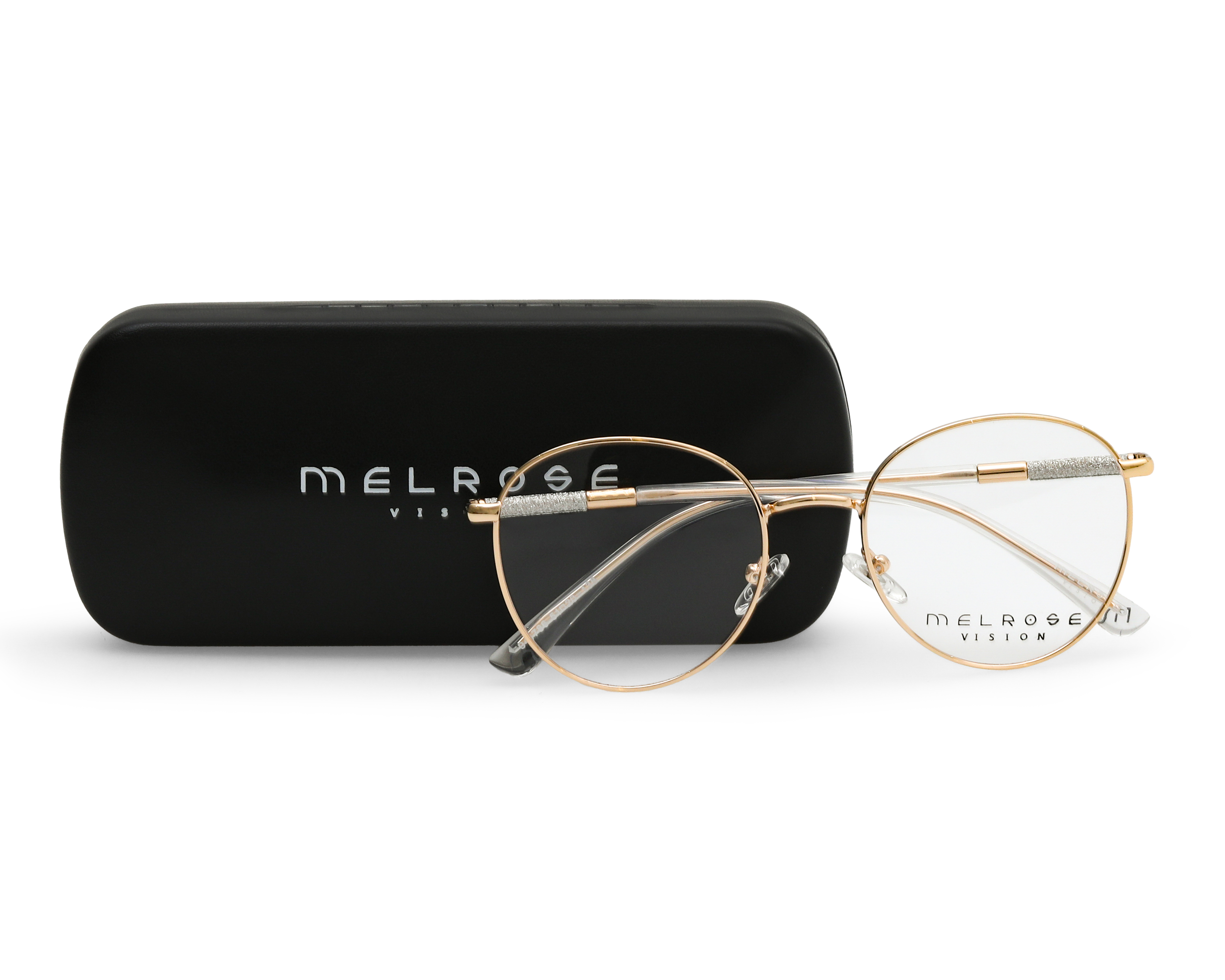 Foto 5 | Foto 5 | Armazón Oftálmico para Mujer Melrose Redondo Dorado