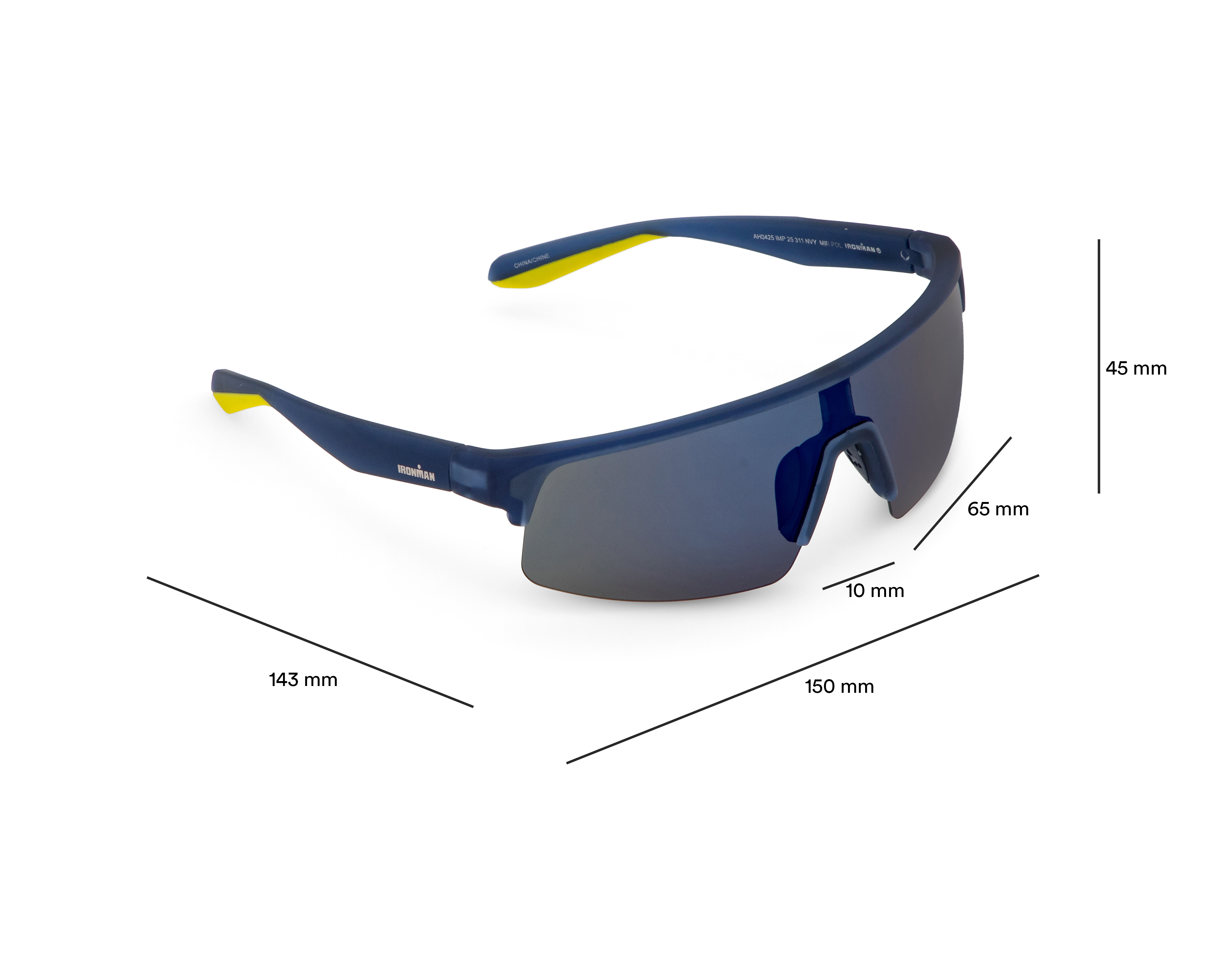 Foto 7 pulgar | Foto 6 | Lentes de Sol para Hombre Ironman Deportivos IMP25 311 Azul