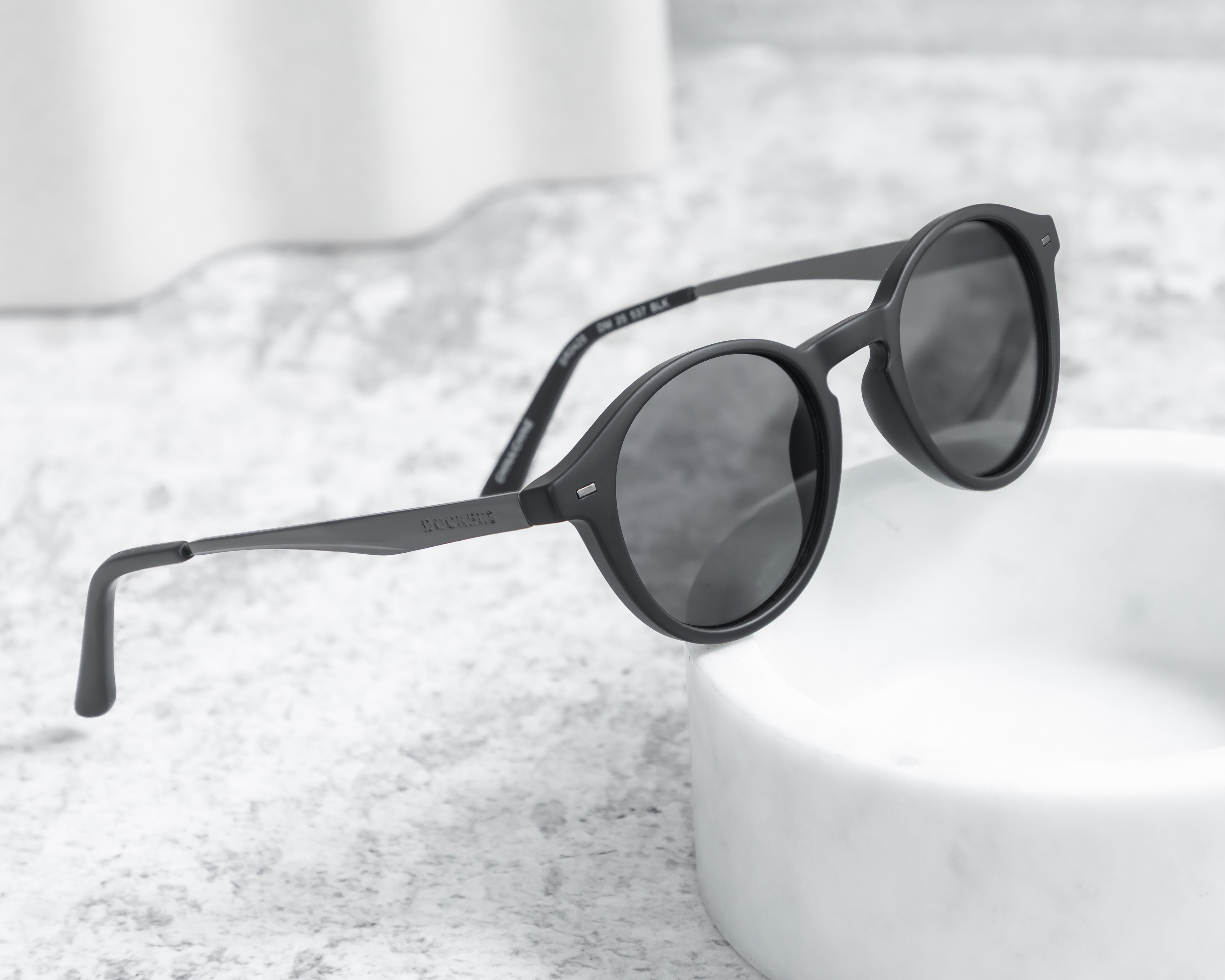 Foto 6 | Foto 6 | Lentes de Sol para Hombre Dockers Redondos 25 537 Negros