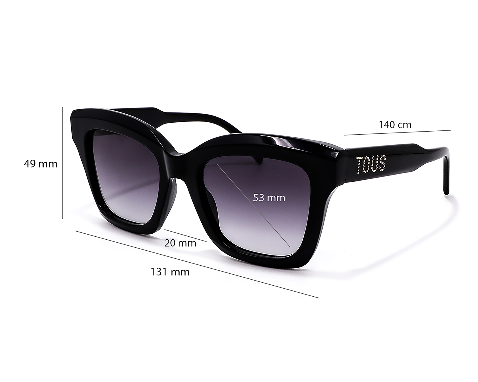 Foto 6 | Foto 6 | Lentes de Sol para Mujer Tous Cuadrados 00C81 Negro