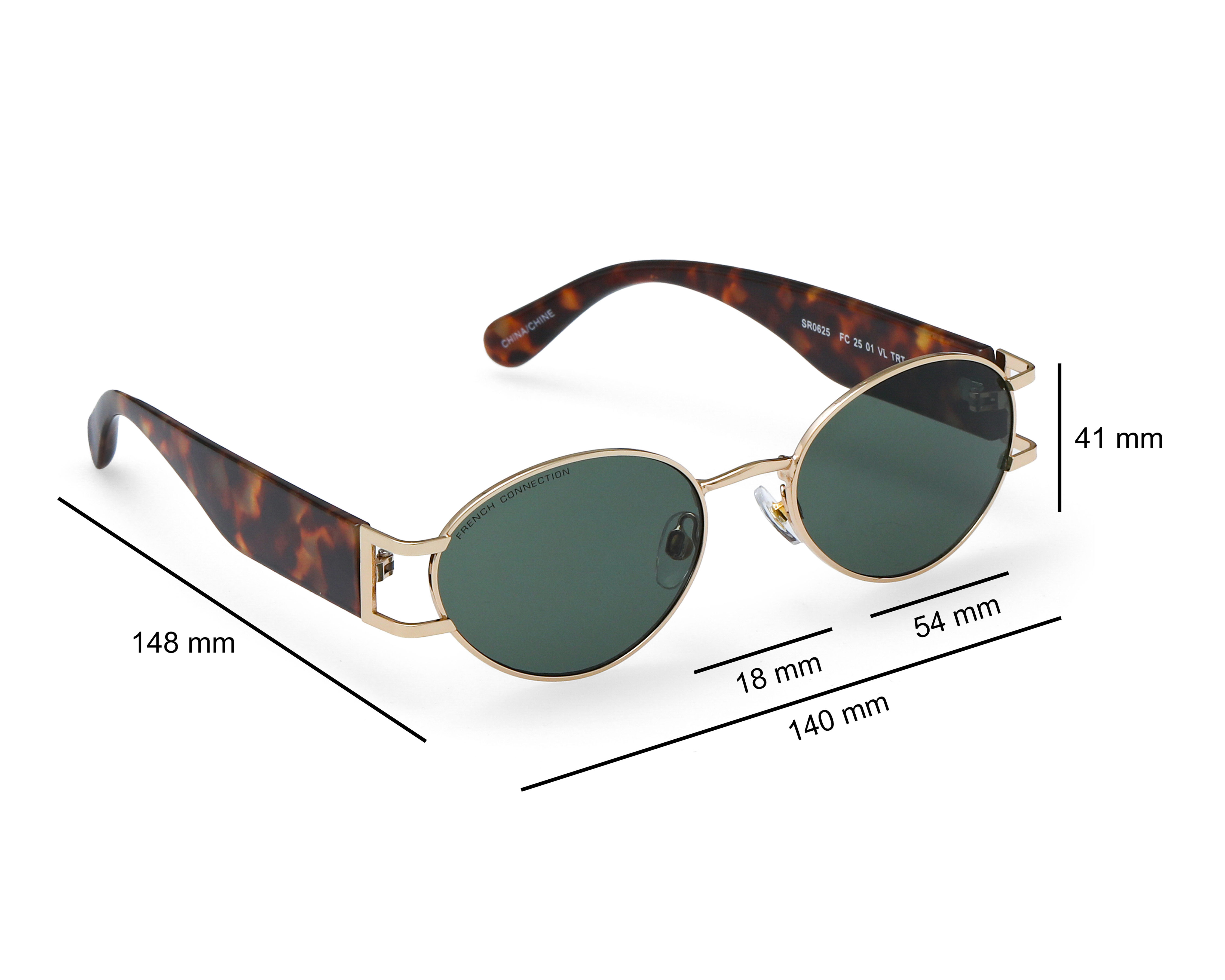 Foto 8 pulgar | Foto 7 | Lentes de Sol para Mujer French Connection Ovalados Henrietta Carey