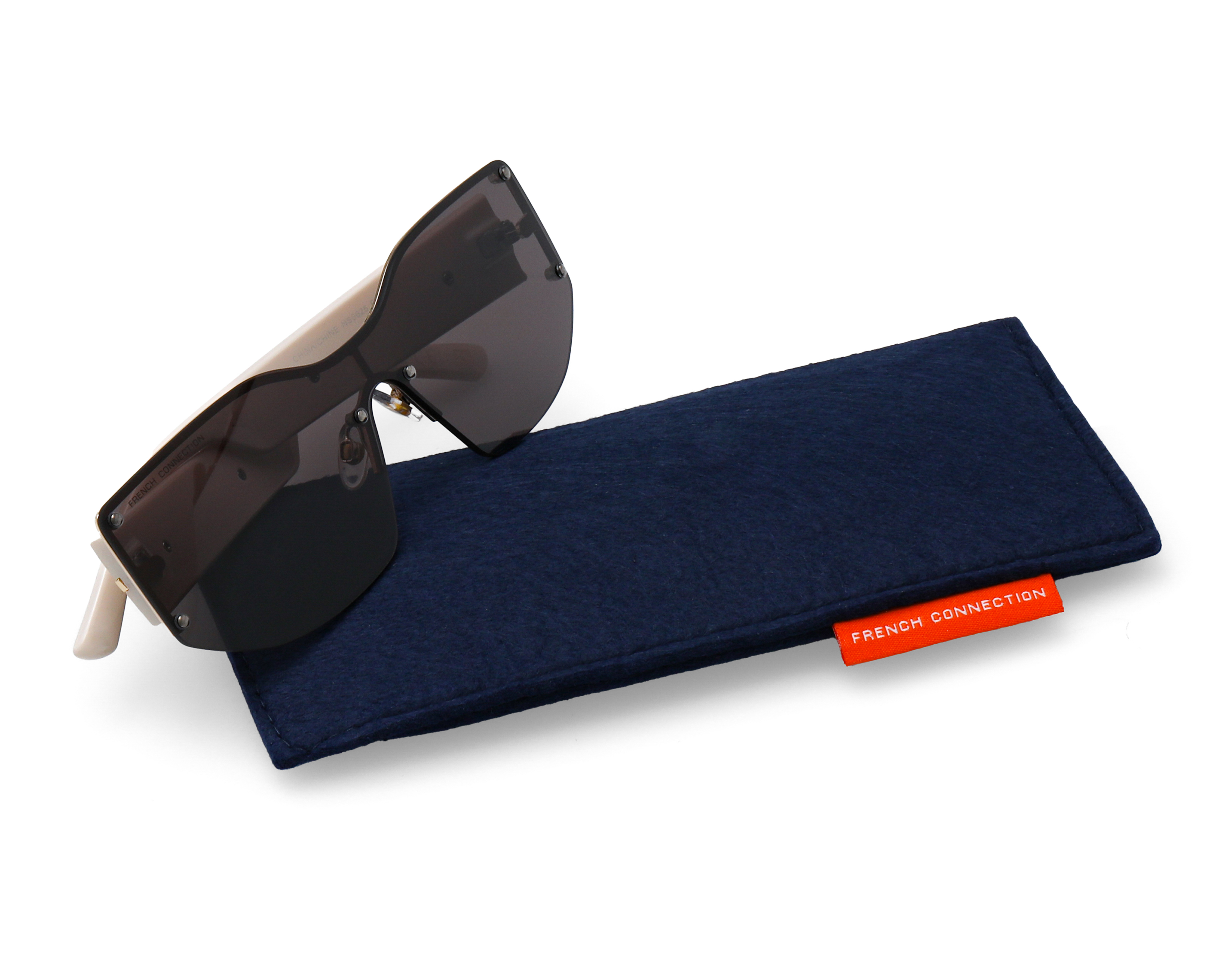 Foto 5 | Foto 5 | Lentes de Sol para Mujer French Connection Shield Faye Dorado