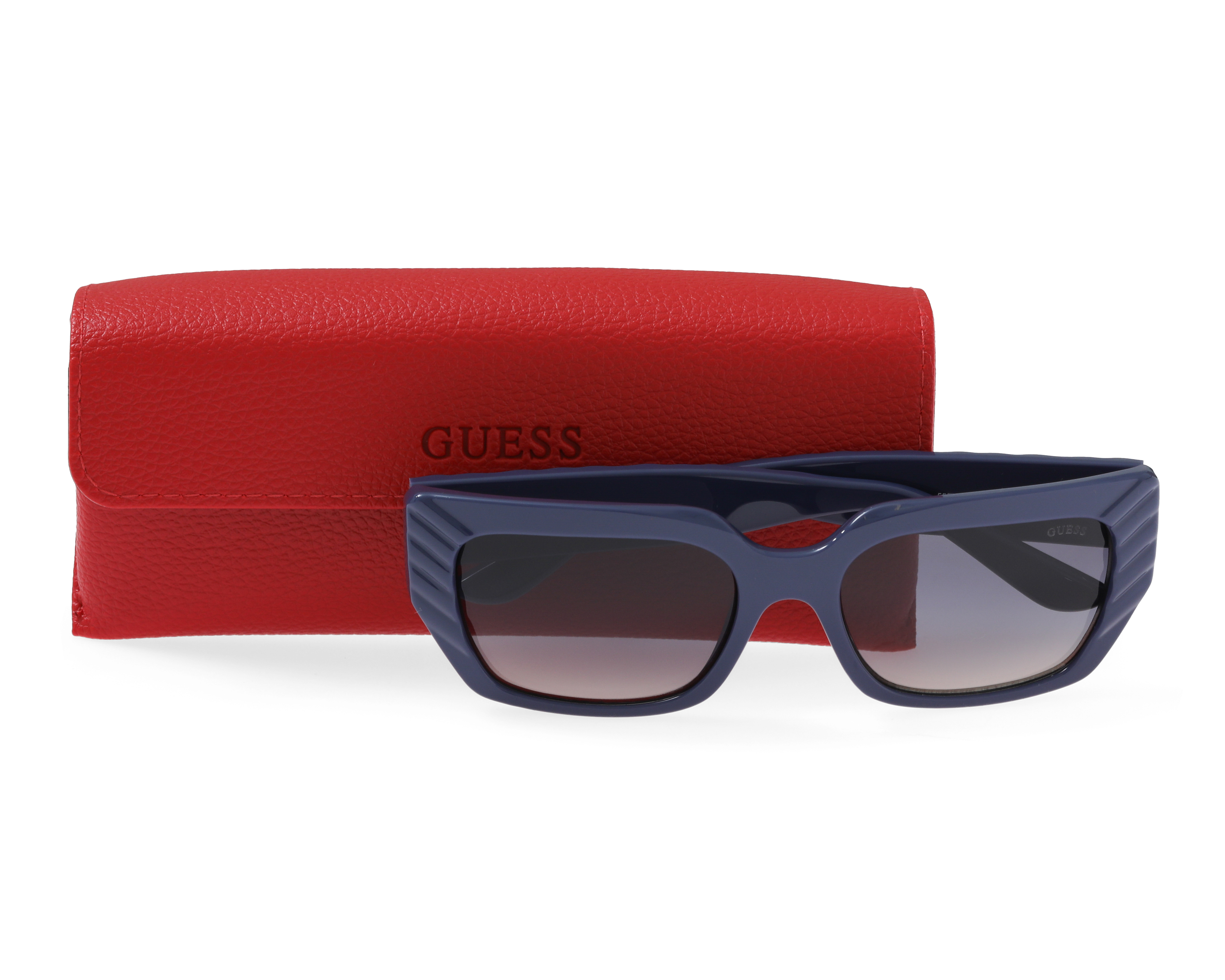 Foto 5 | Foto 5 | Lentes de Sol para Mujer Guess Rectangulares Azules