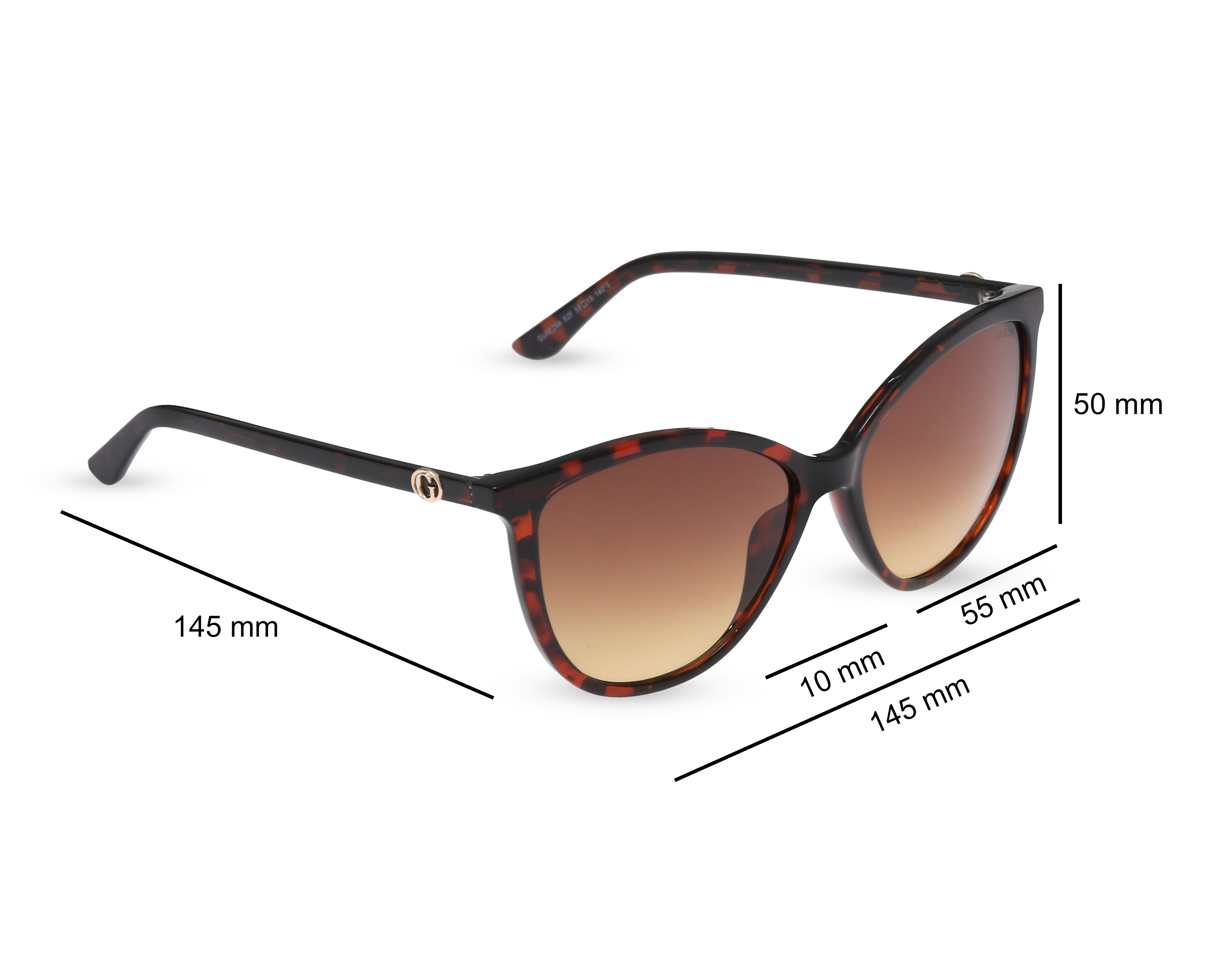 Foto 7 | Foto 7 | Lentes de Sol para Mujer Guess Ojo de Gato Cafés