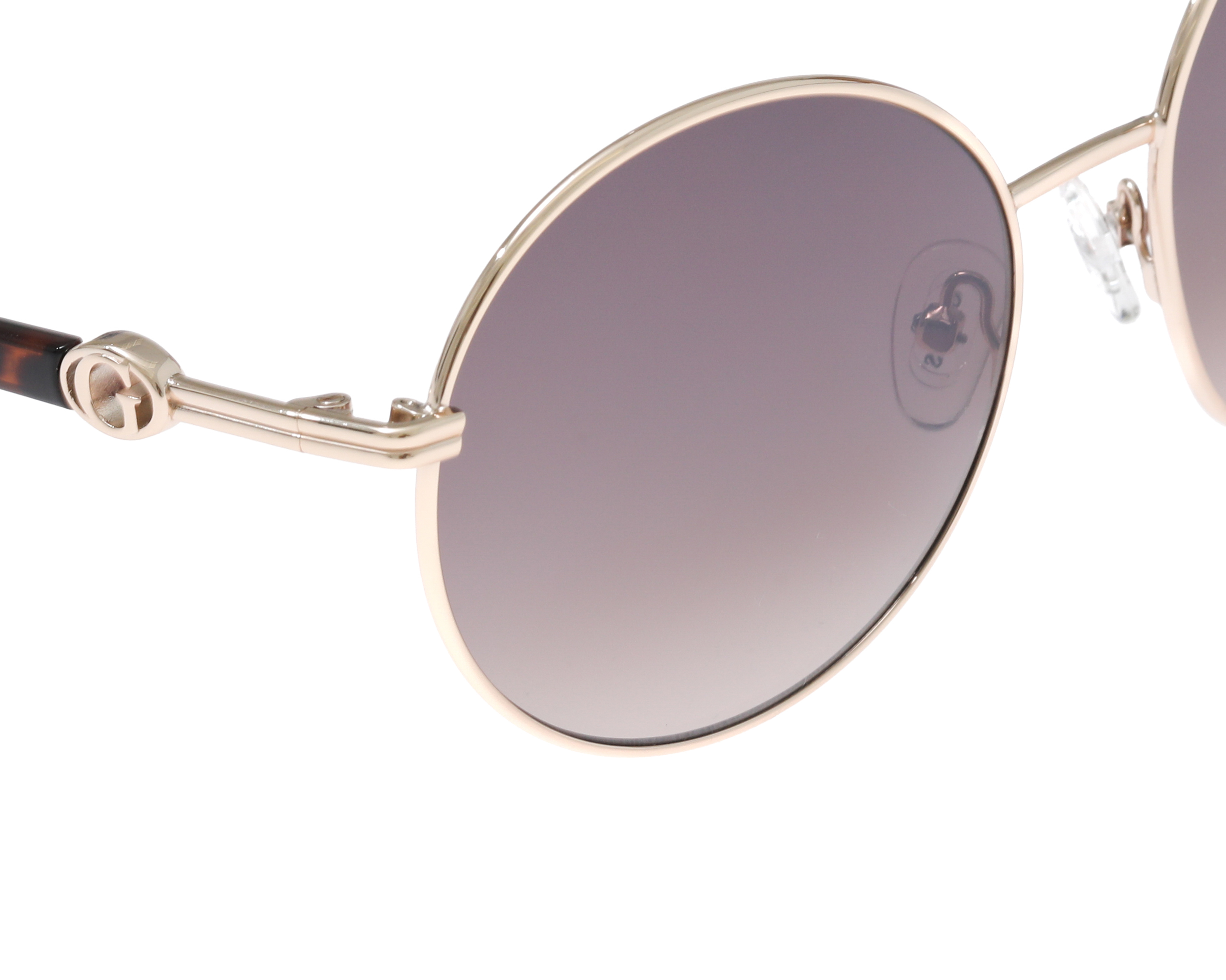 Foto 5 pulgar | Foto 4 | Lentes de Sol para Mujer Guess Redondos Dorados